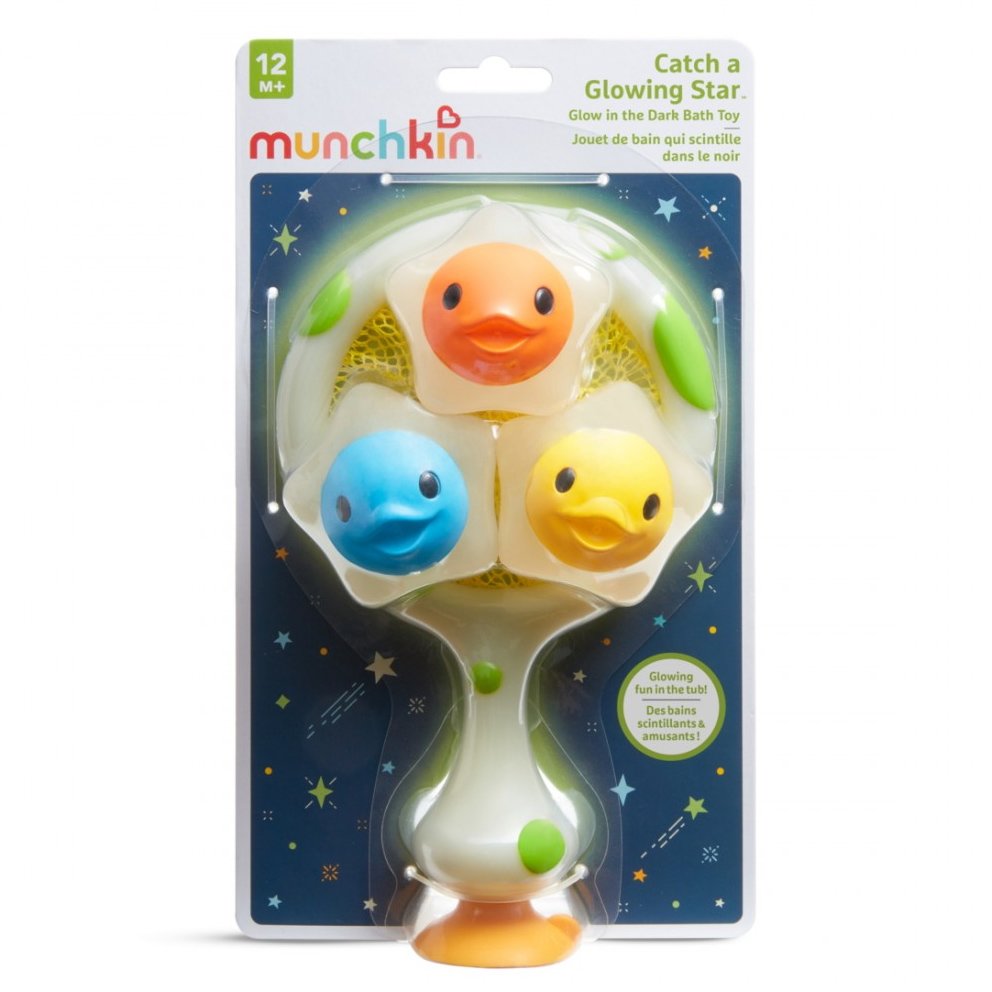 Munchkin Catch a Glowing Star Bath Toy Παιδικό Παιχνίδι Μπάνιου από 12 Μηνών 1 Τεμάχιο φωτογραφία