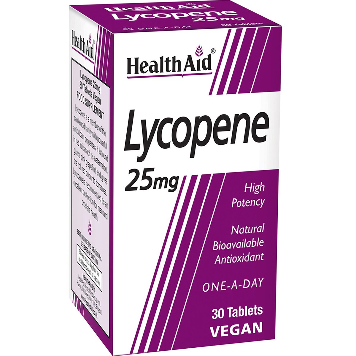 Health Aid Health Aid Lycopene 25mg Συμπλήρωμα Διατροφής Βιοβλαφονοειδούς Λυκοπένιου με Ισχυρές Αντιοξειδωτικές Ιδιότητες για την Καλή Λειτουργία του Προστάτη 30tabs