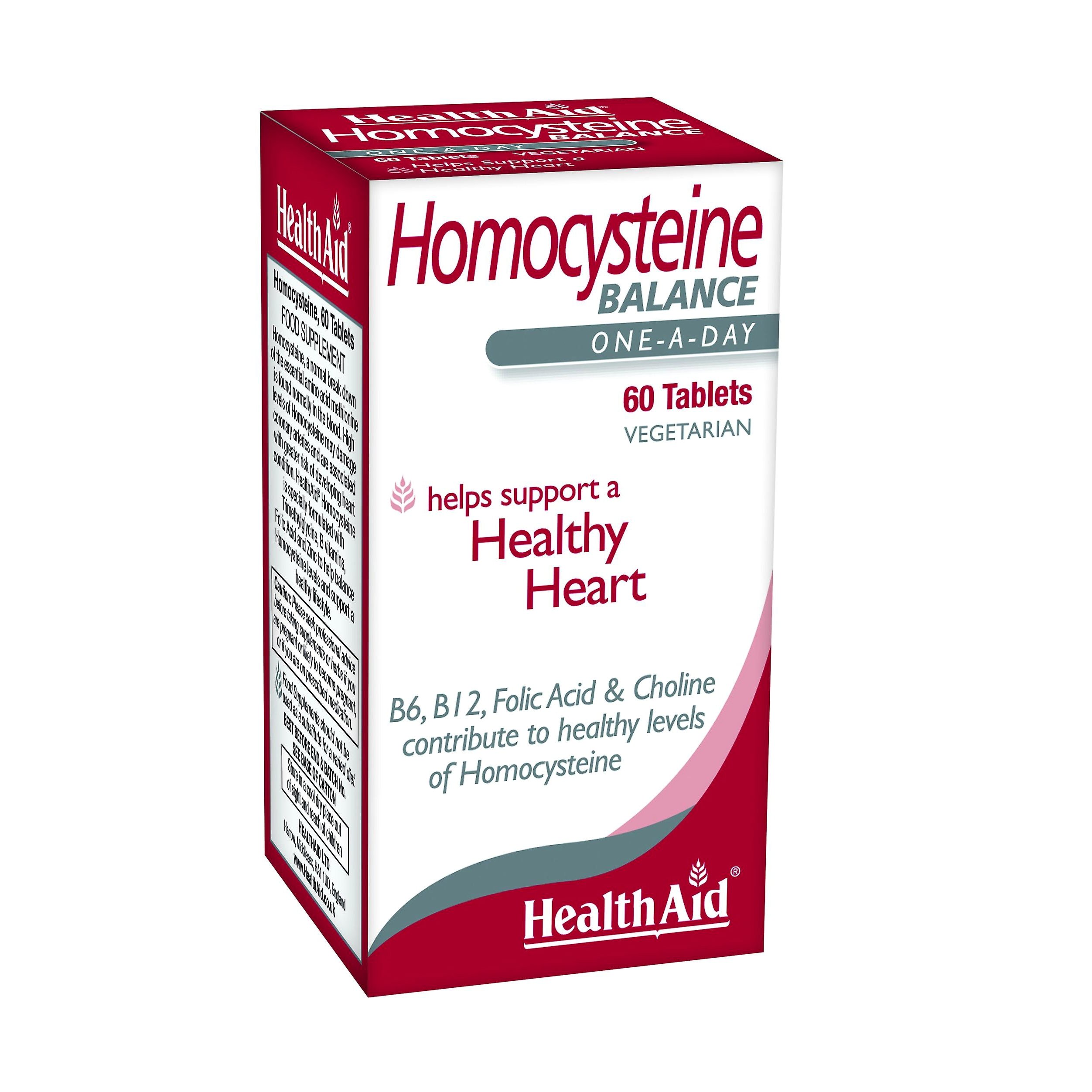 Health Aid Health Aid Homocysteine Balance Συμπλήρωμα Διατροφής για Εξισορρόπηση των Επιπέδων Ομοκυστεΐνης στο Αίμα 60tabs