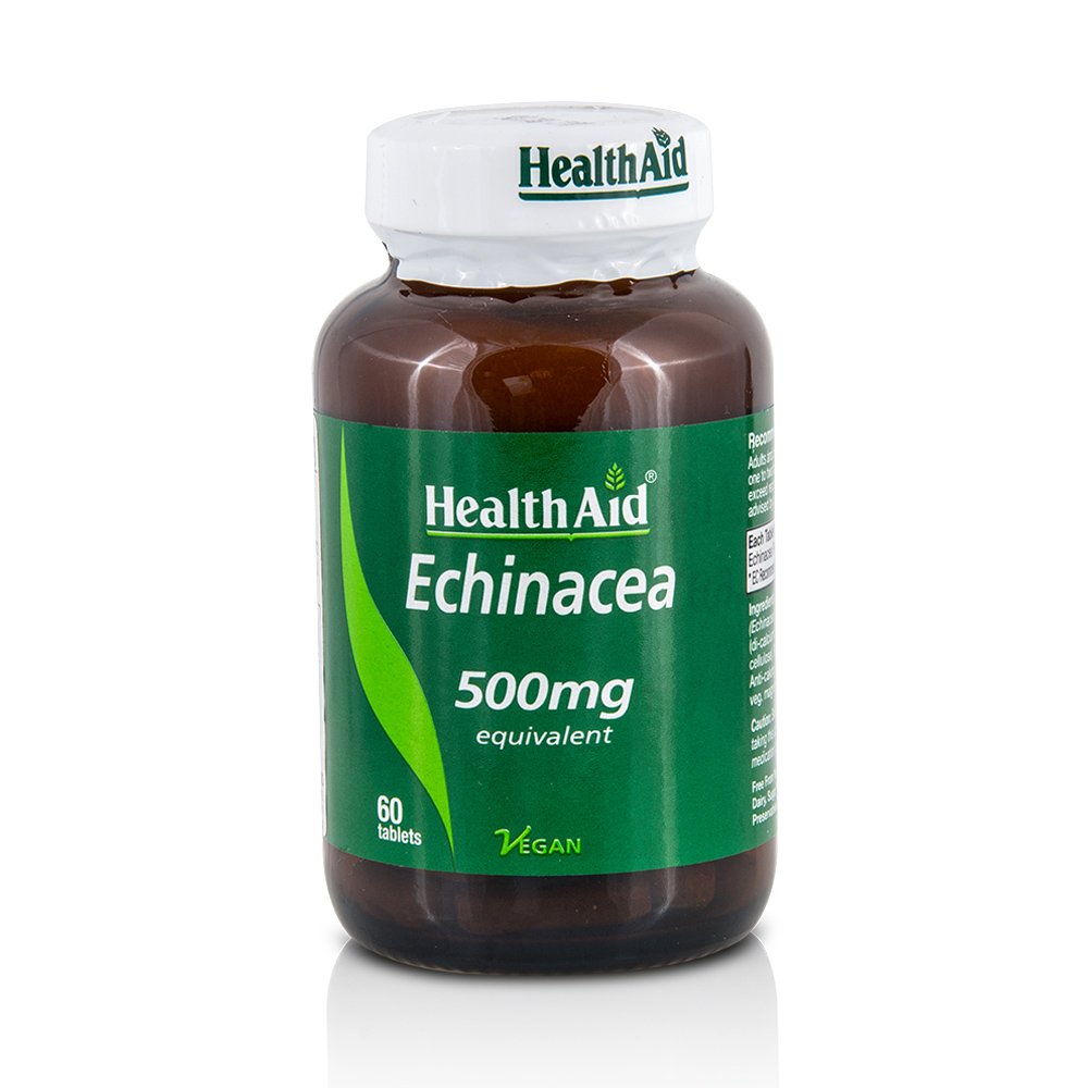 Health Aid Health Aid Echinacea 500mg Συμπλήρωμα Διατροφής για Ενίσχυση του Ανοσοποιητικού Συστήματος 60tabs