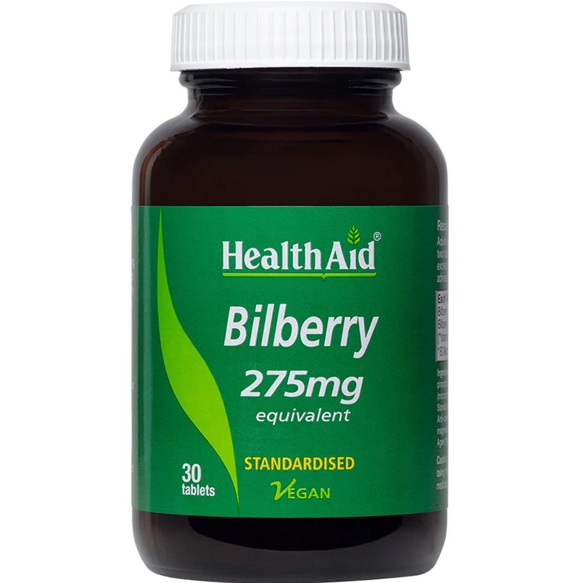 Health Aid Health Aid Bilberry 275mg Συμπλήρωμα Διατροφής με Εκχύλισμα Μύρτιλου για Υποστήριξη της Καλής Όρασης με Ισχυρές Αντιοξειδωτικές Ιδιότητες 30tabs