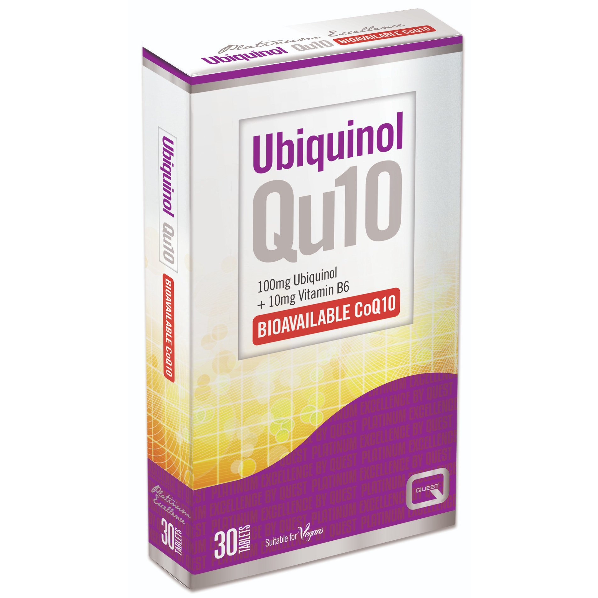 Quest Quest Ubiquinol Qu10 Συμπλήρωμα Διατροφής για την Μείωση της Κόπωσης, για την Ενίσχυση της Ενέργειας 30tabs