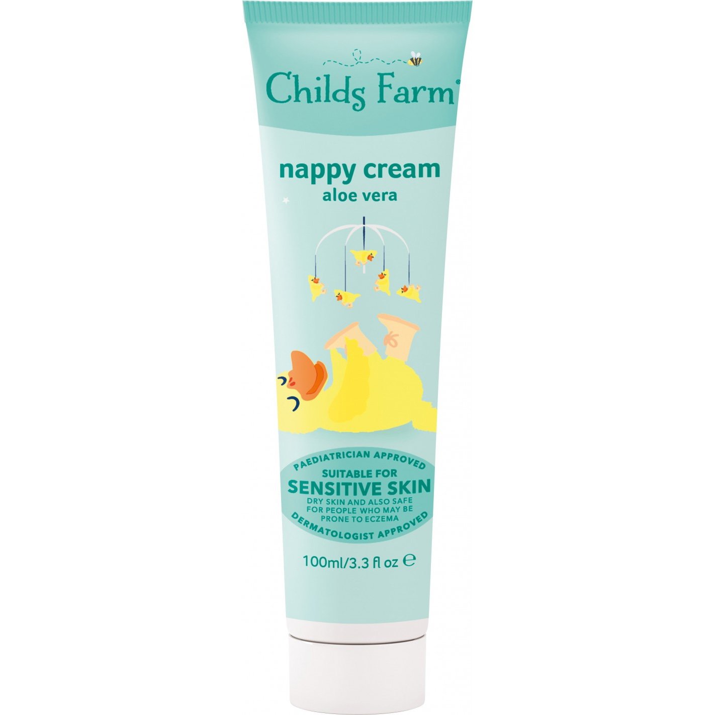 Childs Farm Childs Farm Nappy Cream with Aloe Vera Κωδ CF255 Κρέμα για Αλλαγή Πάνας με Οργανική Αλόη 100ml