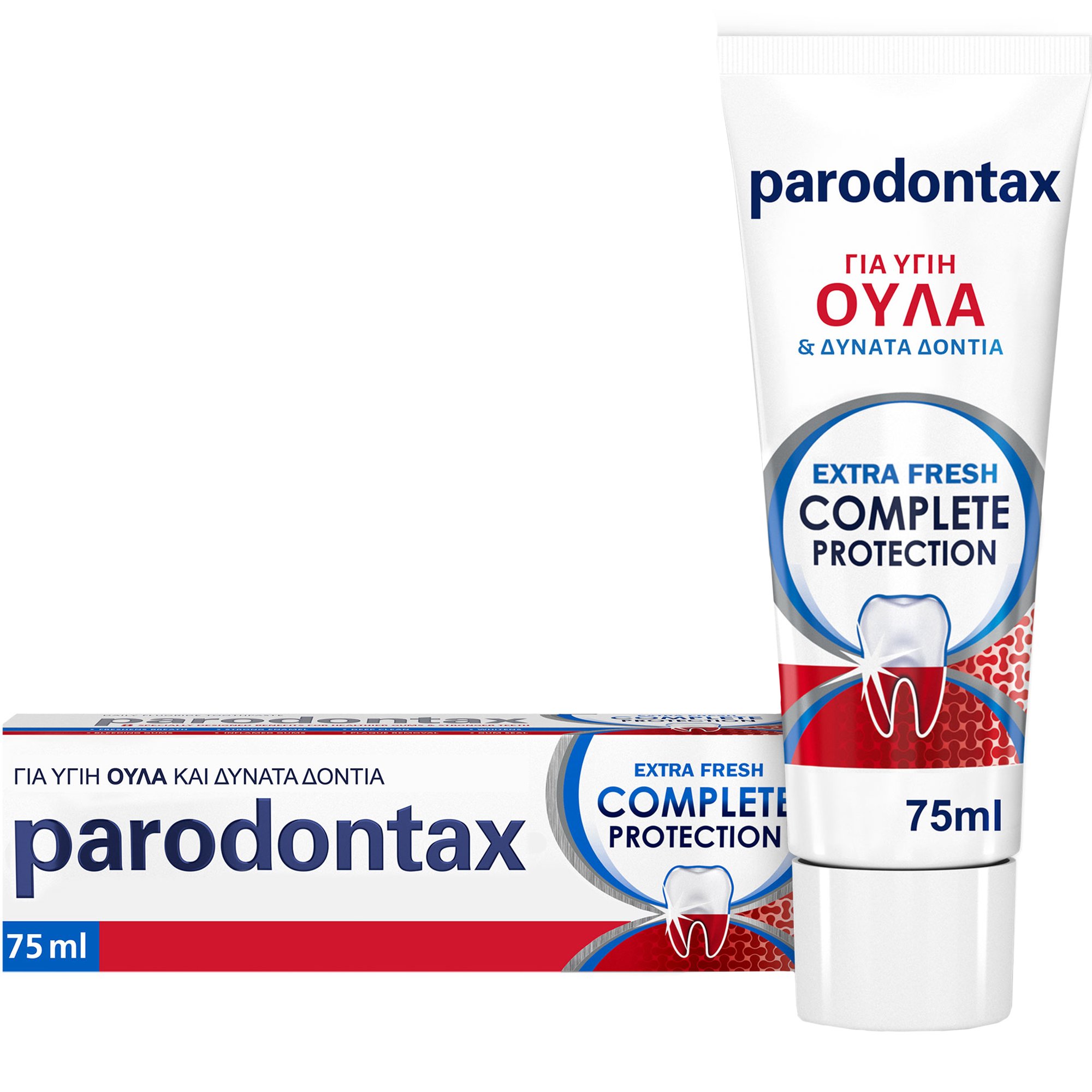 Parodontax Parodontax Complete Protection Extra Fresh Οδοντόκρεμα Κατά της Αιμορραγίας των Ούλων & για Γερά Δόντια με Δροσερή Γεύση Μέντας 75ml