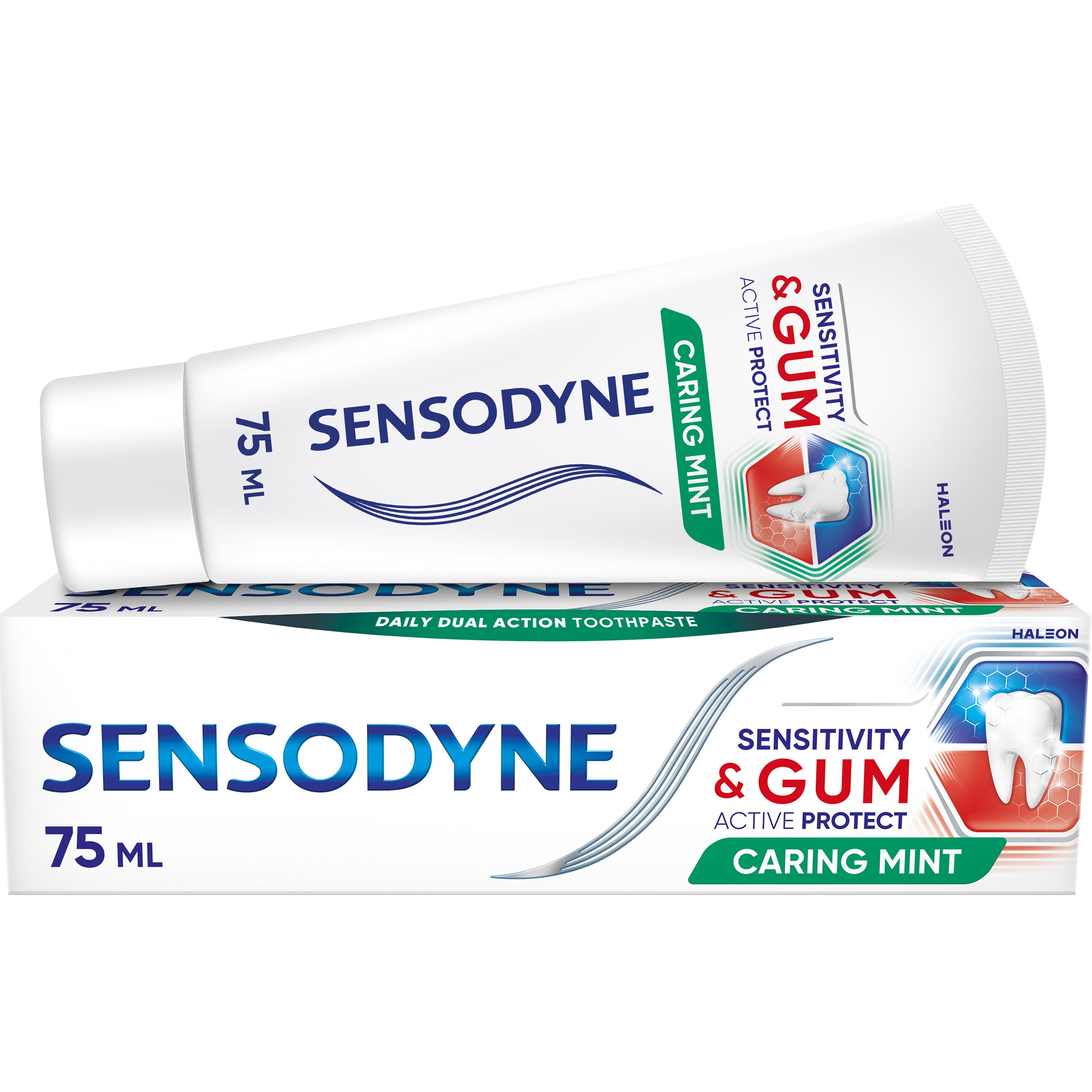 Sensodyne Sensodyne Sensitivity & Gum Caring Mint Οδοντόκρεμα για Ευαίσθητα Δόντια & Ούλα που Αιμορραγούν με Γεύση Μέντας 75ml