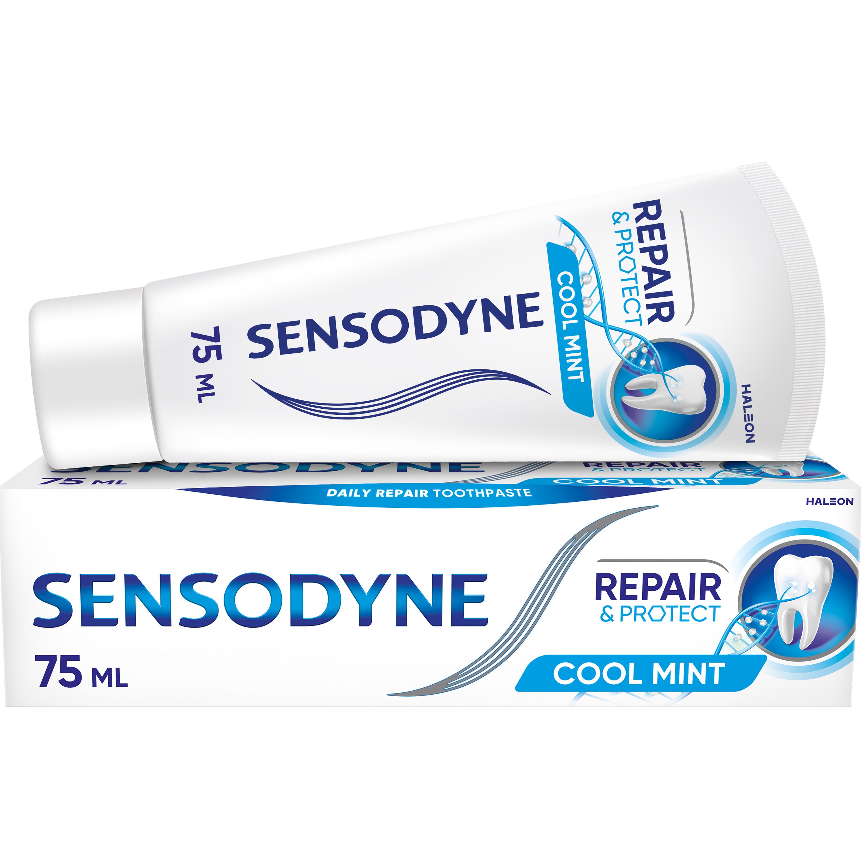 Sensodyne Repair & Protect Toothpaste Cool Mint Οδοντόκρεμα Καθημερινής Χρήσης για Αναδόμηση των Ευαίσθητων Δοντιών 75ml