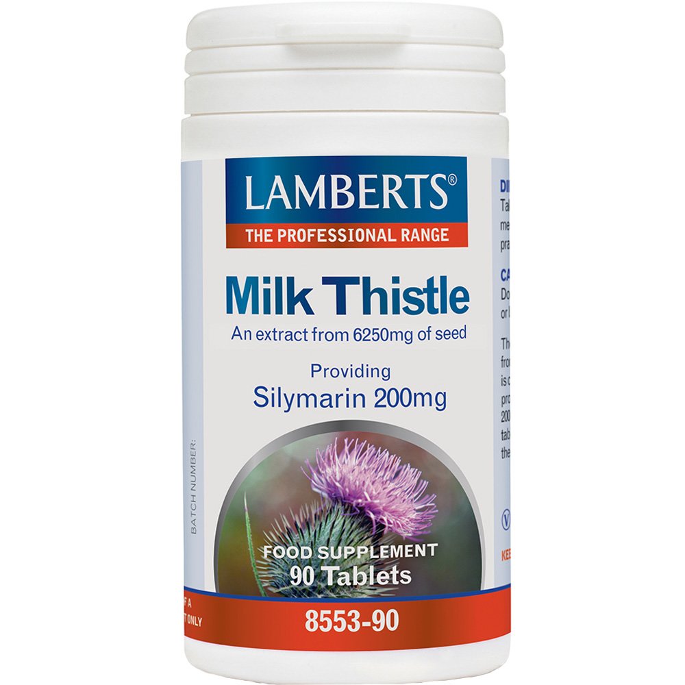 Lamberts Lamberts Milk Thistle 8500mg, 90tabs Συμπλήρωμα Διατροφής με Εκχύλισμα Γαϊδουράγκαθου για την Προστασία του Ήπατος με Αντιφλεγμονώδεις Ιδιότητες Κατάλληλο για & Αποτοξίνωση 8500mg, 90tabs