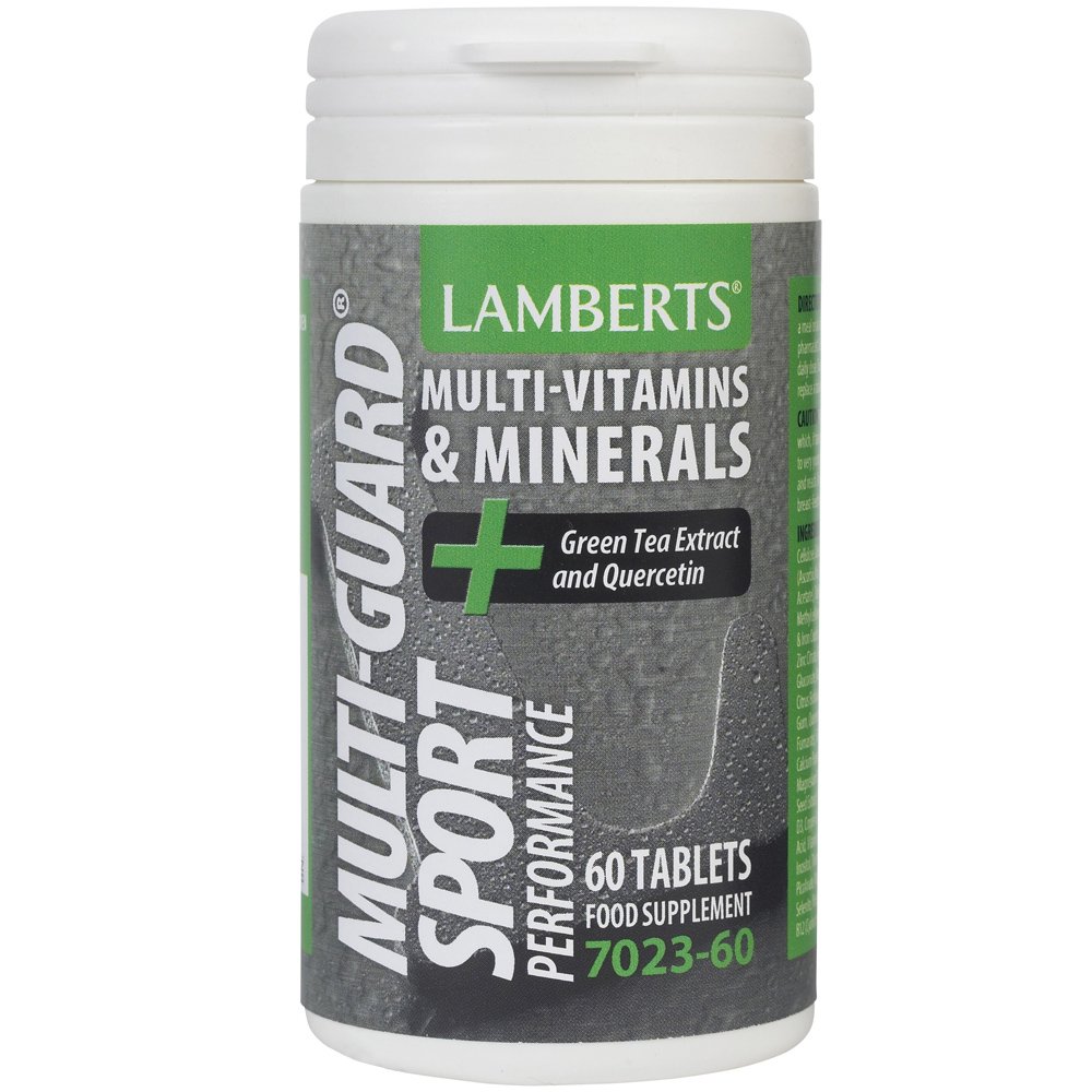 Lamberts Multi-Guard Sport Συμπλήρωμα Διατροφής Φόρμουλας Πολυβιταμινών & Μετάλλων για Άτομα που Ακολουθούν Απαιτητικό Πρόγραμμα Εκγύμνασης 60tabs φωτογραφία