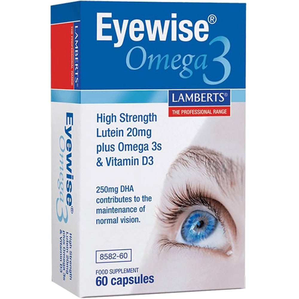 Lamberts Lamberts Eyewise Omega 3 Συμπλήρωμα Διατροφής με Ω3 Λιπαρά Οξέα για την Καλή Υγεία των Ματιών & της Όρασης 60caps