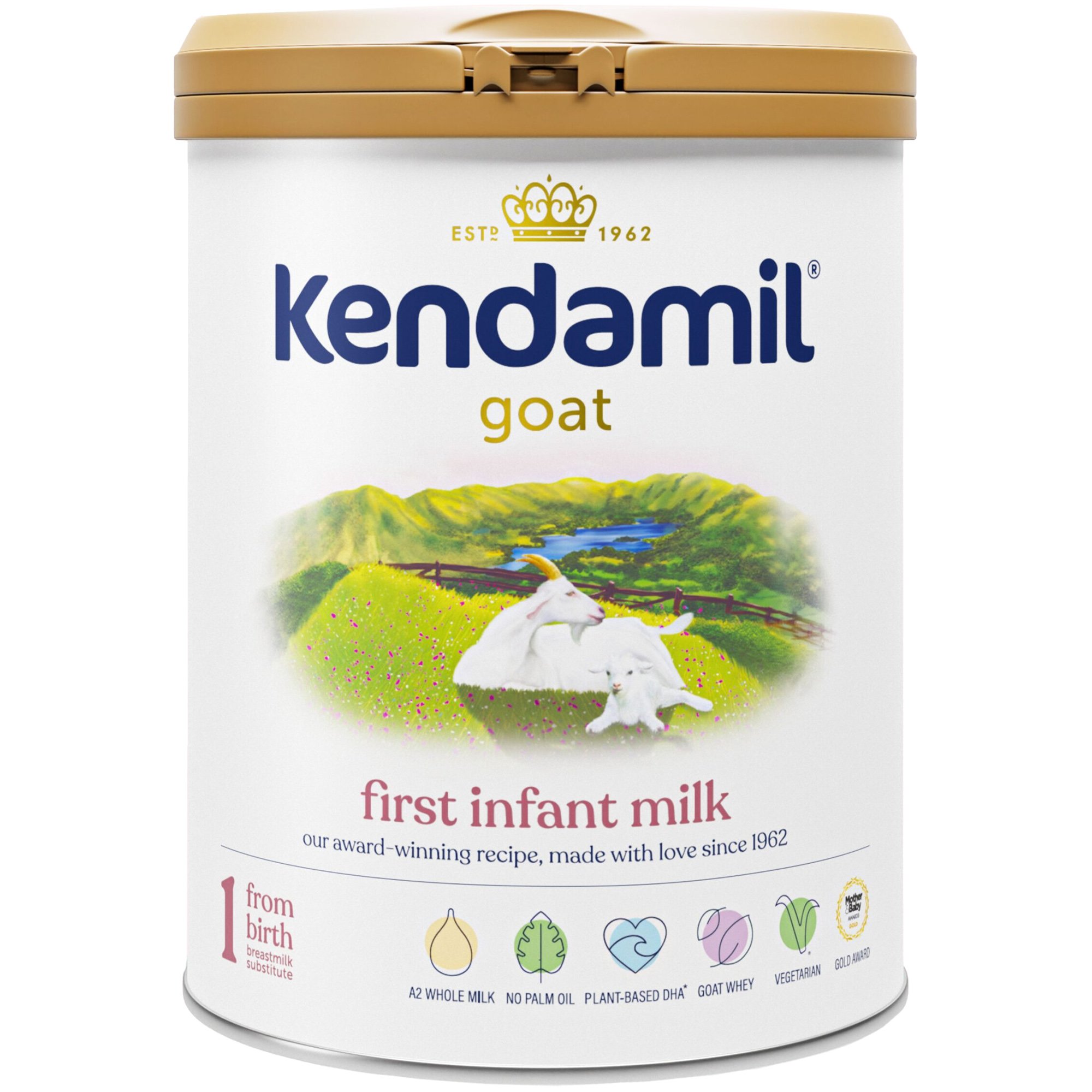 Kendamil Kendamil Goat 1 First Infant Milk 0-6m Κατσικίσιο Γάλα 1ης Βρεφικής Ηλικίας σε Σκόνη 800g