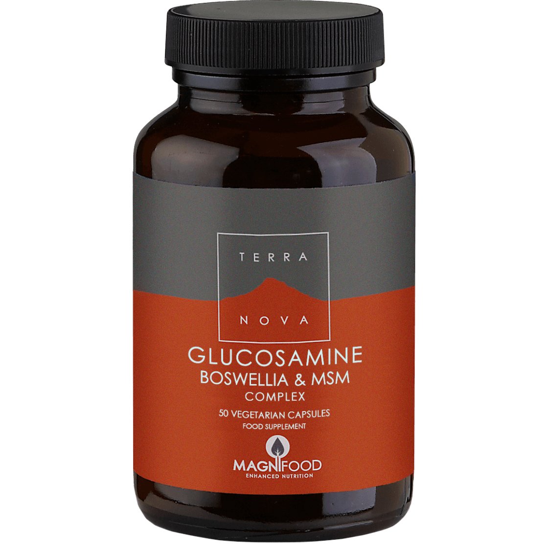 Terranova Glucosamine, Boswellia & MSM Complex Συμπλήρωμα Διατροφής Γλυκοζαμίνης MSM & Εκχυλίσματος του Βοτάνου Boswellia για την Καλή Λειτουργία των Αρθρώσεων & του Χόνδρου – 50veg.caps