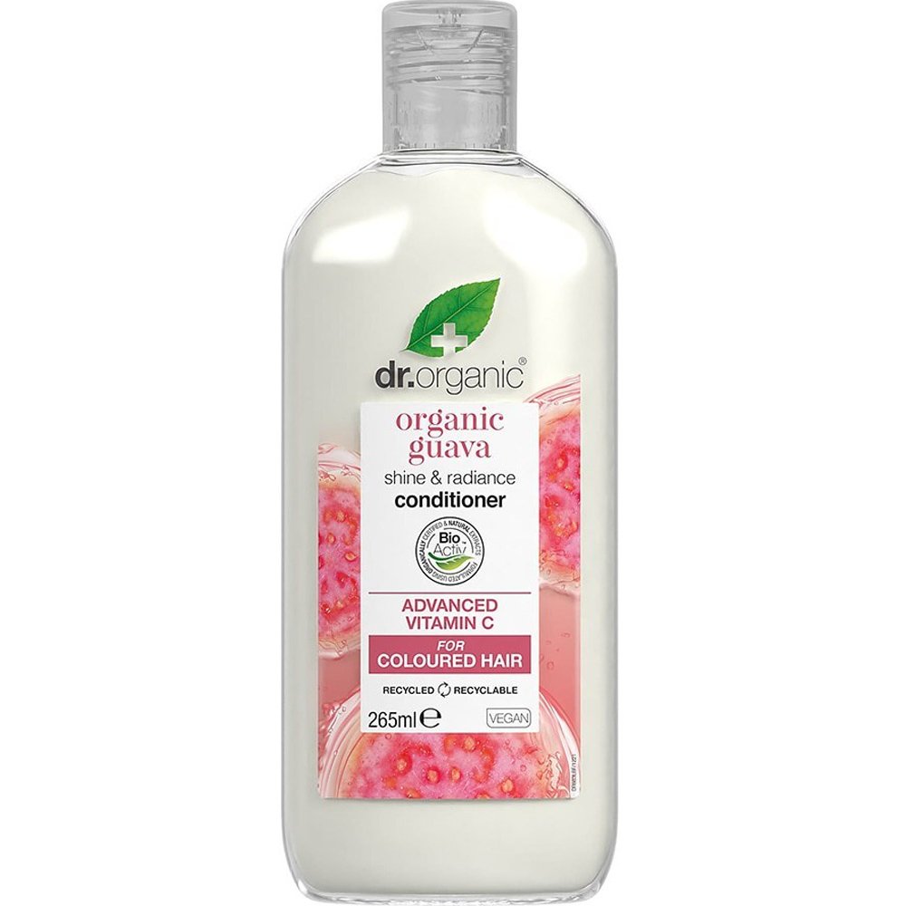 Dr Organic Dr Organic Guava Shine & Radiance Conditioner Μαλακτική Κρέμα για Λάμψη & Θρέψη στα Βαμμένα Μαλλιά 265ml