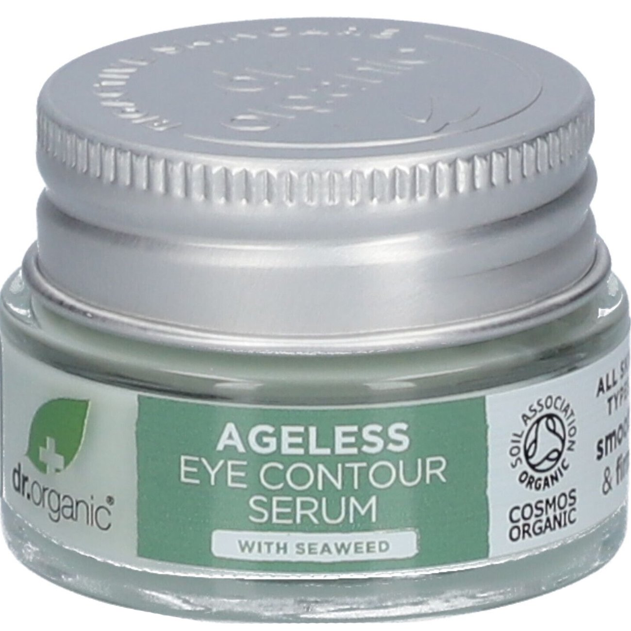 Dr Organic Dr Organic Ageless Eye Contour Serum with Seaweed All Skin Types Smooth & Firm Ορός Σύσφιγξης Ματιών για Ενυδάτωση, Λείανση Ρυτίδων & Τόνωση με Μείγμα Θρεπτικών Βιολογικών Φυκιών 15ml