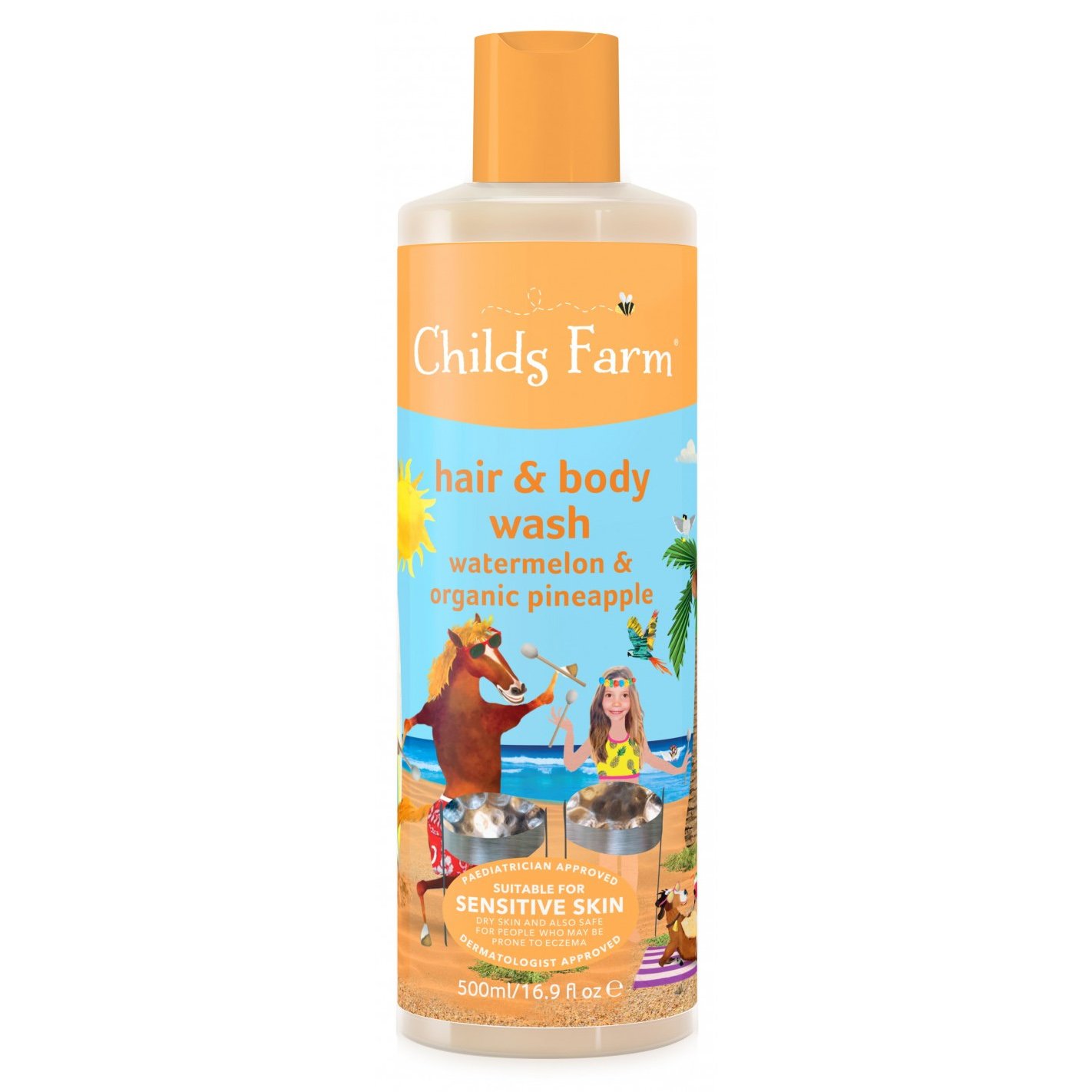 Childs Farm Childs Farm Hair & Body Wash Watermelon & Organic Pineapple Κωδ CF540 Ενυδατικό Σαμπουάν Αφρόλουτρο για Βρέφη & Παιδιά 500ml