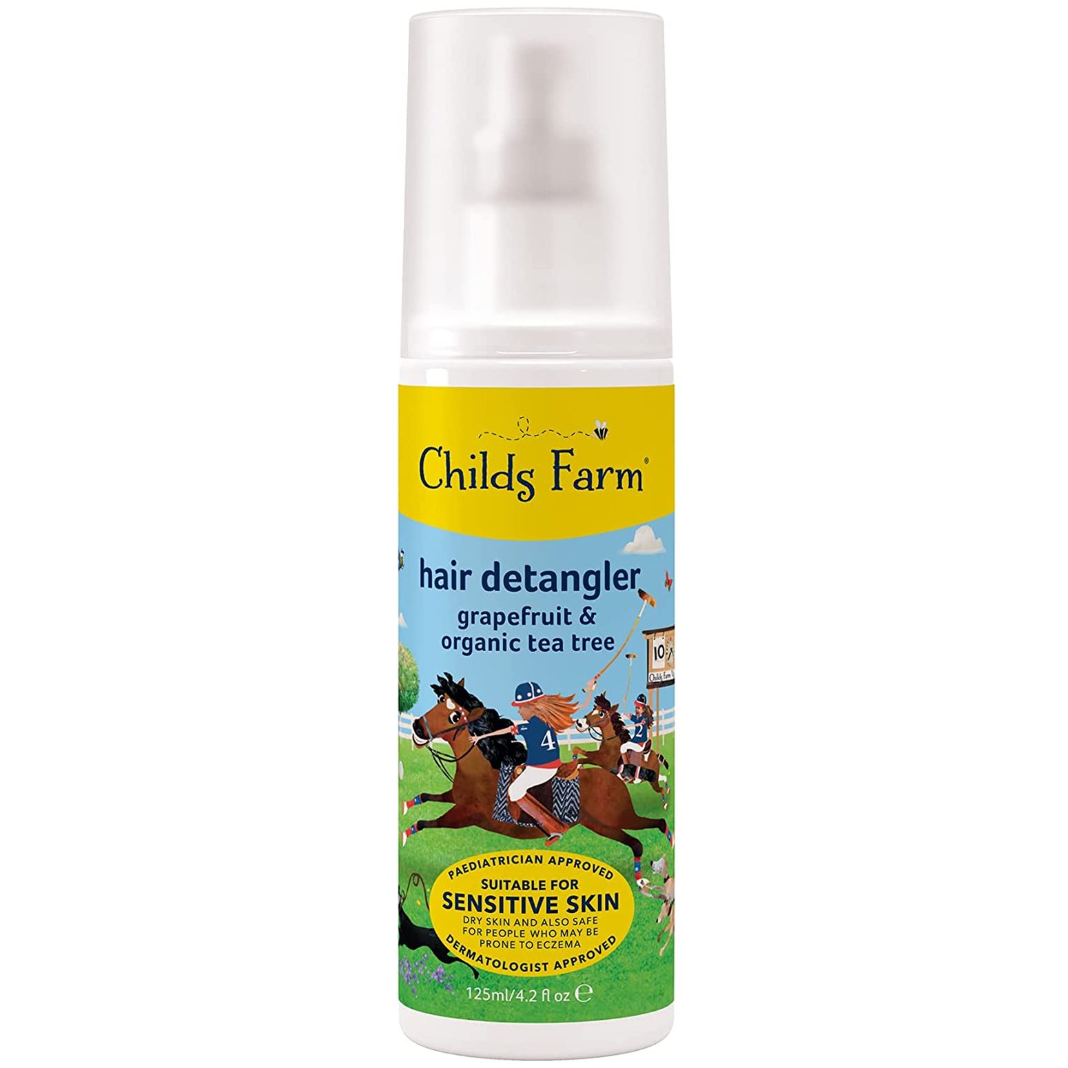 Childs Farm Childs Farm Hair Detangler Grapefruit & Organic Tea Tree CF241 Spray Φροντίδας για Εύκολο Ξεμπέρδεμα στα Βρεφικά Μαλλιά 125ml