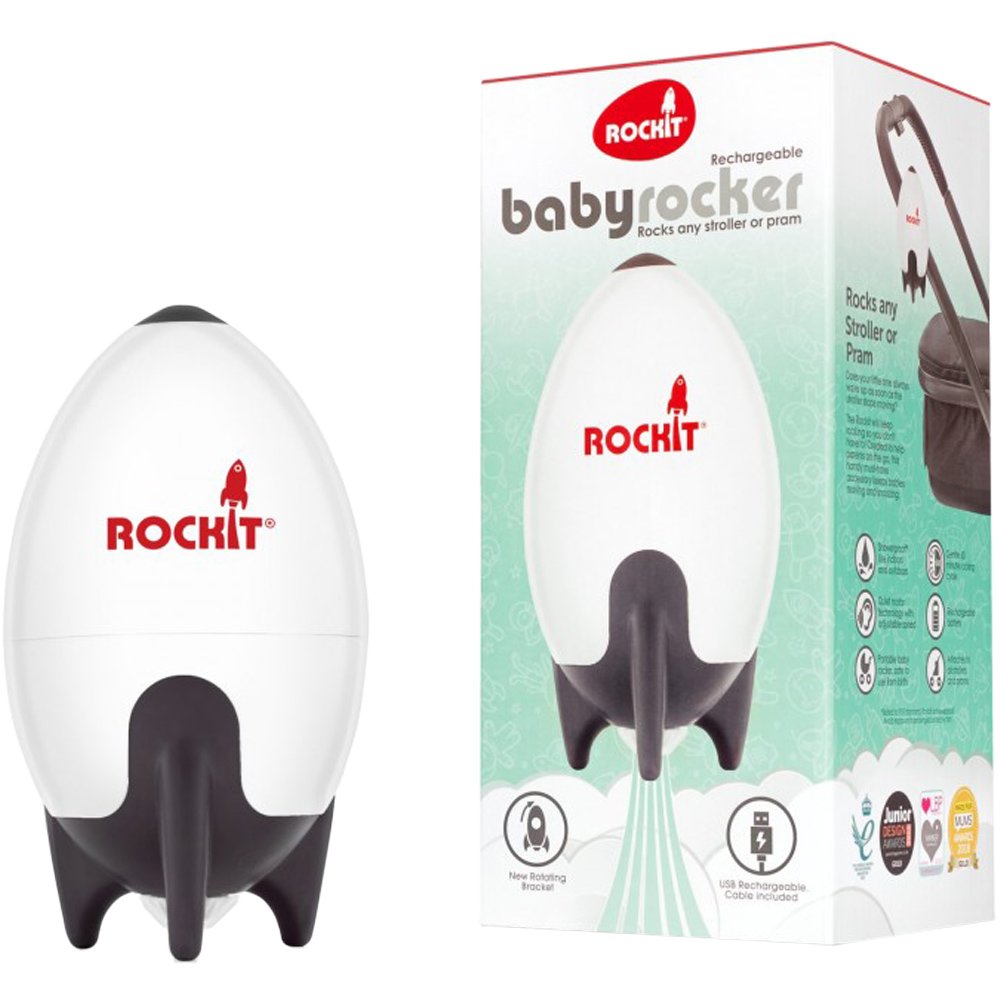 Rockit Rockit Rechargeable Baby Rocker Φορητή & Επαναφορτιζόμενη Συσκευή Ριλάξ για το Καρότσι του Μωρού 1 Τεμάχιο