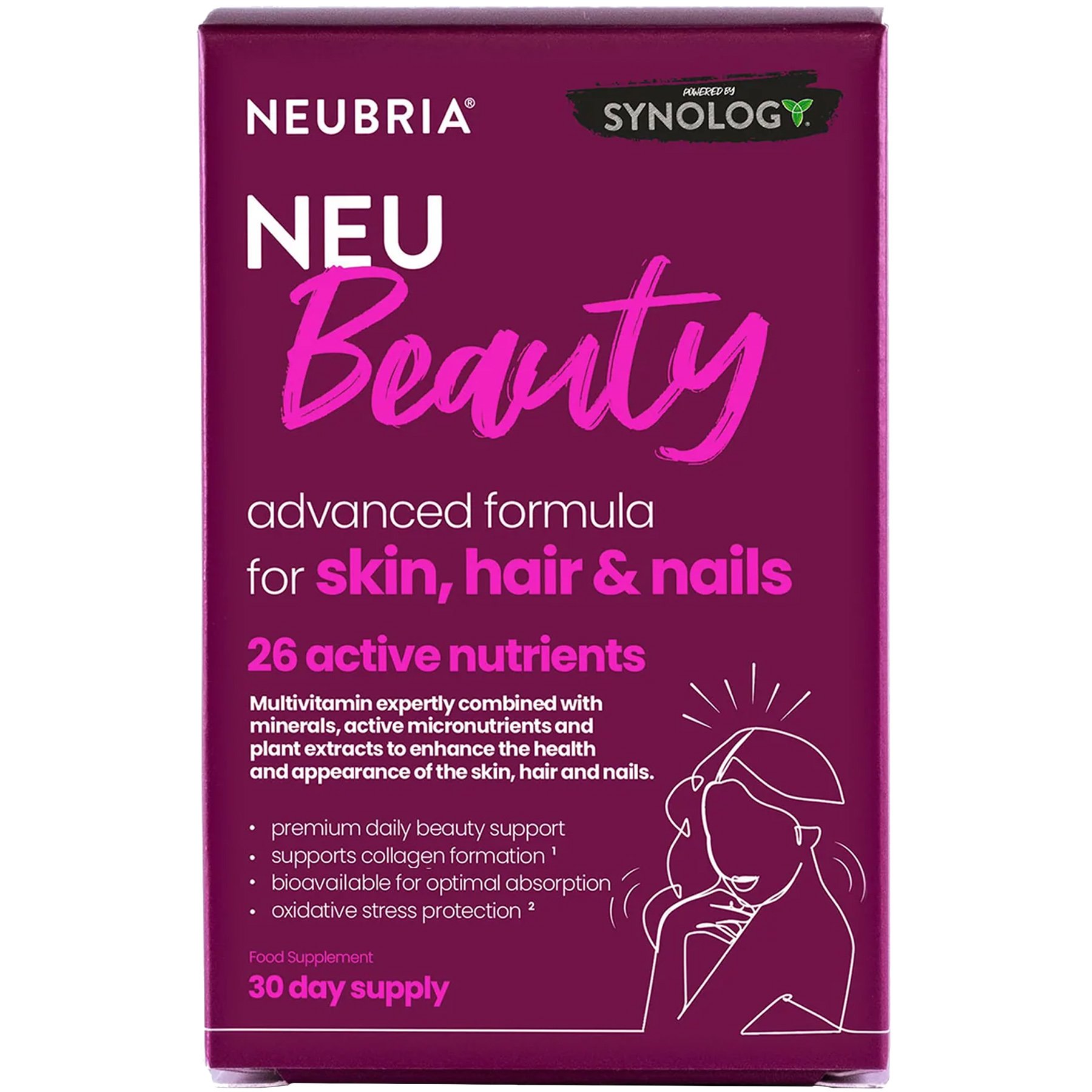 Neubria Neubria Neu Beauty Συμπλήρωμα Διατροφής για Δέρμα Μαλλιά & Νύχια 30tabs