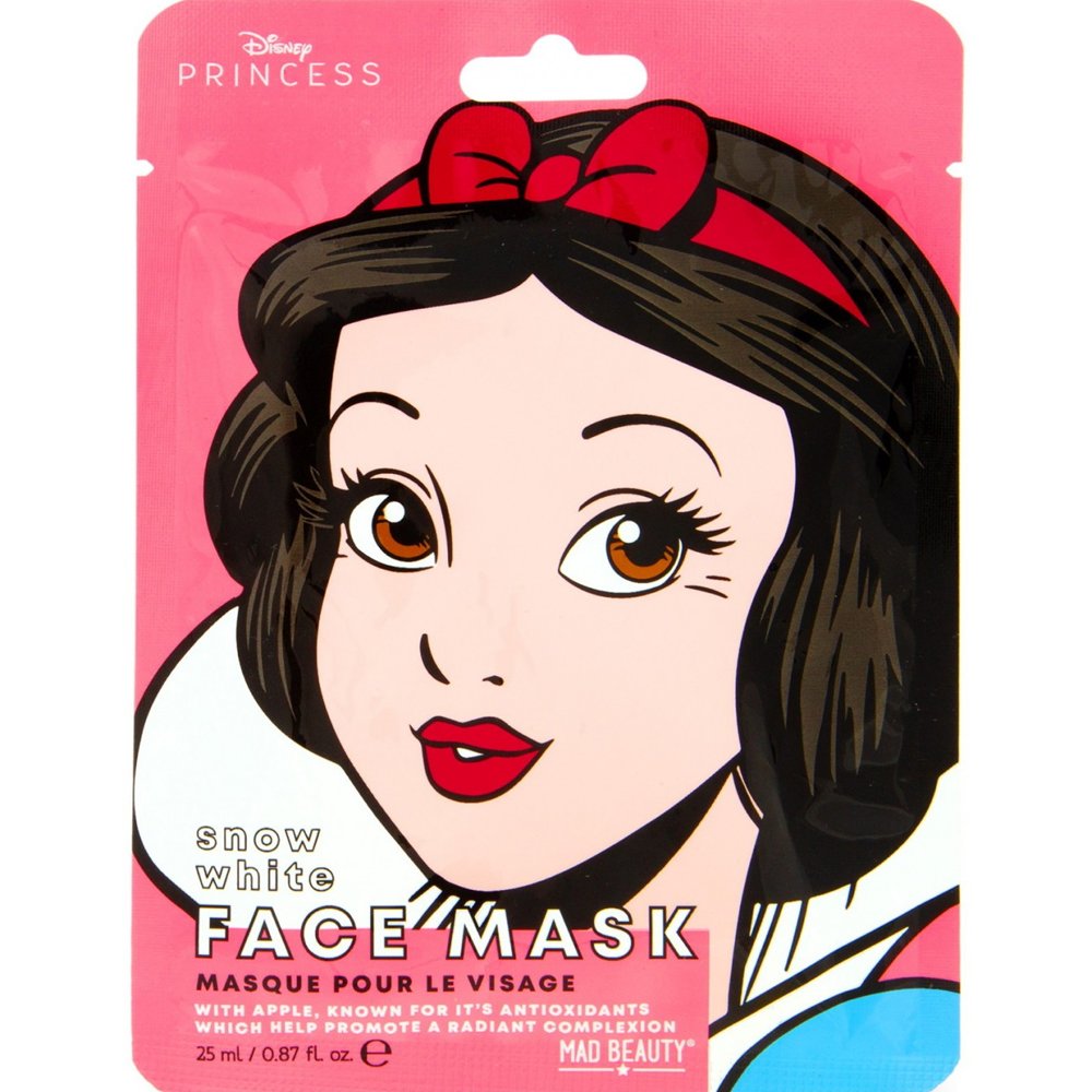 Mad Beauty Mad Beauty Apple Sheet Face Mask Disney Princess Snow White Ενυδατική Μάσκα Προσώπου με Άρωμα Μήλο Εμπνευσμένη Από τη Χιονάτη της Disney 25ml