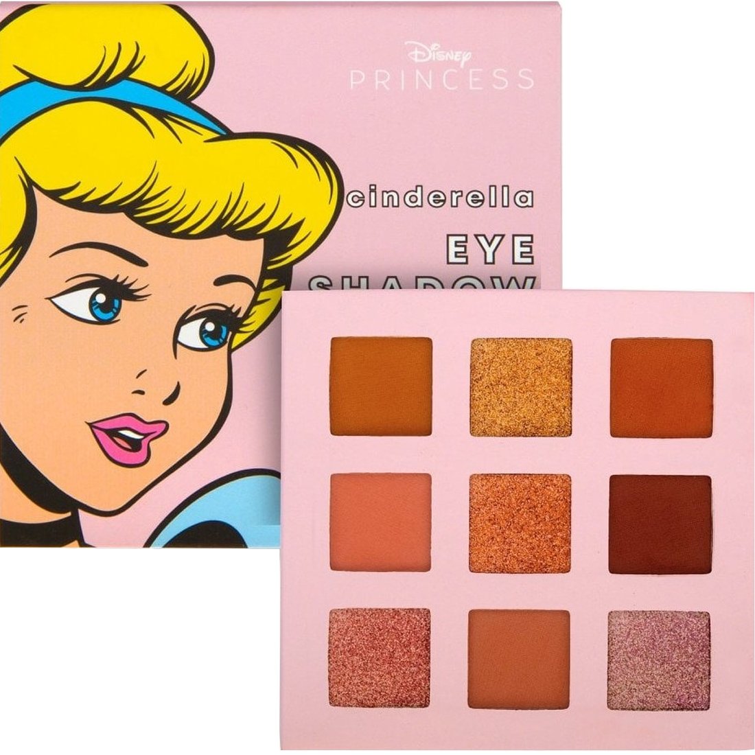 Mad Beauty Mad Beauty Disney Princess Cinderella Eye Shadow Palette Παλέτα Σκιών 9 Αποχρώσεων (9 x 1,1g)