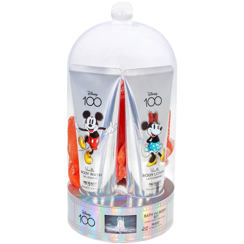 Mad Beauty Disney 100 Dome Body Beauty Set Σετ Σώματος με Αφρόλουτρο, Λοσιόν Σώματος & Σφουγγάρι 3 Τεμάχια