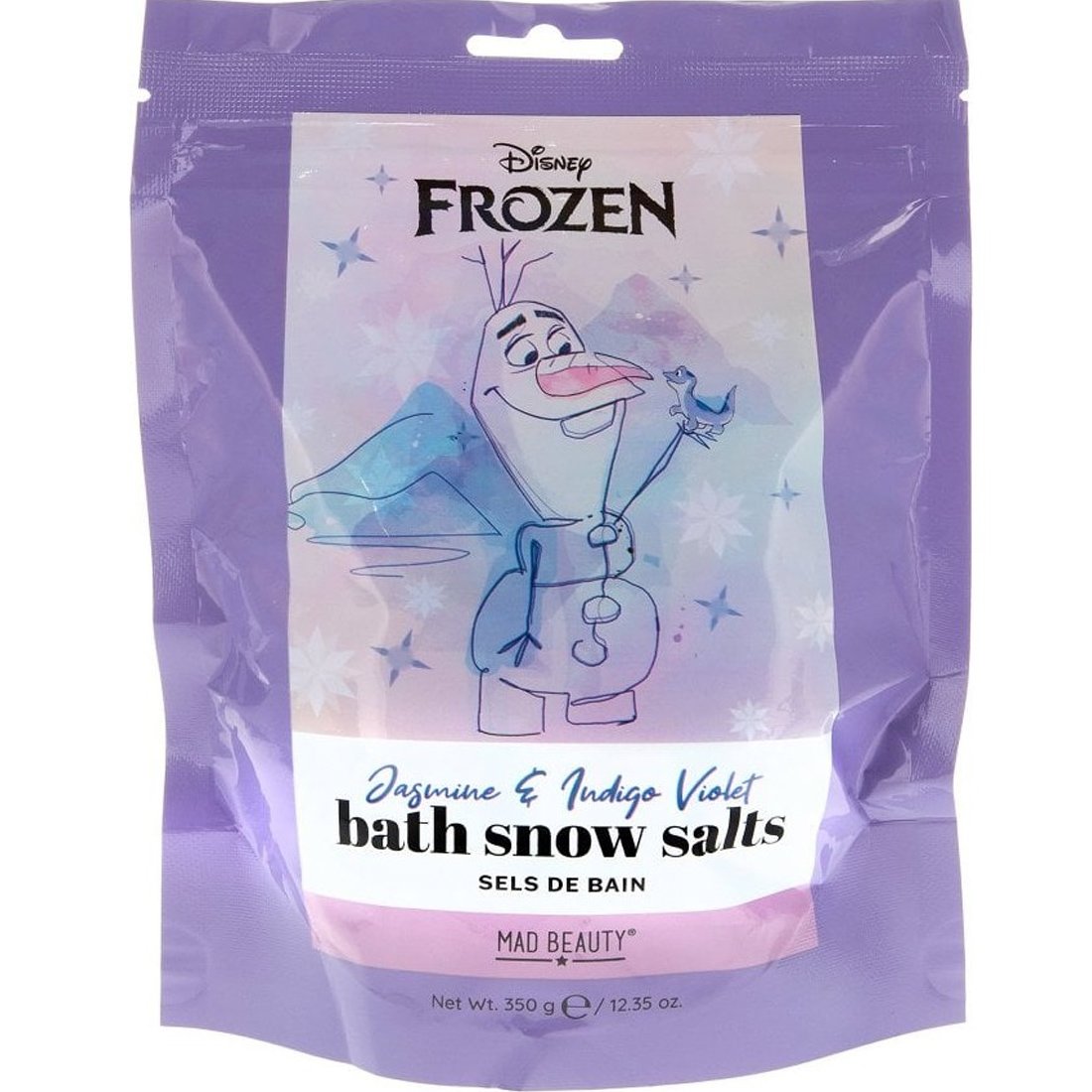 Mad Beauty Mad Beauty Disney Frozen Bath Snow Salts Άλατα Μπάνιου με Άρωμα Γιασεμί & Βιολέτα 350g