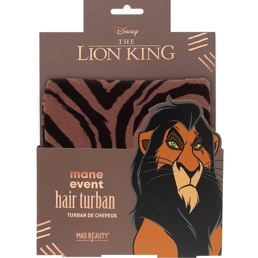 Mad Beauty Mad Beauty Hair Turban Disney The Lion King Τουρμπάνι με Εξαιρετικά Απαλό Ύφασμα Εμπνευσμένο Από την Ταινία Disney The Lion King Κωδ 99656, 1 Τεμάχιο