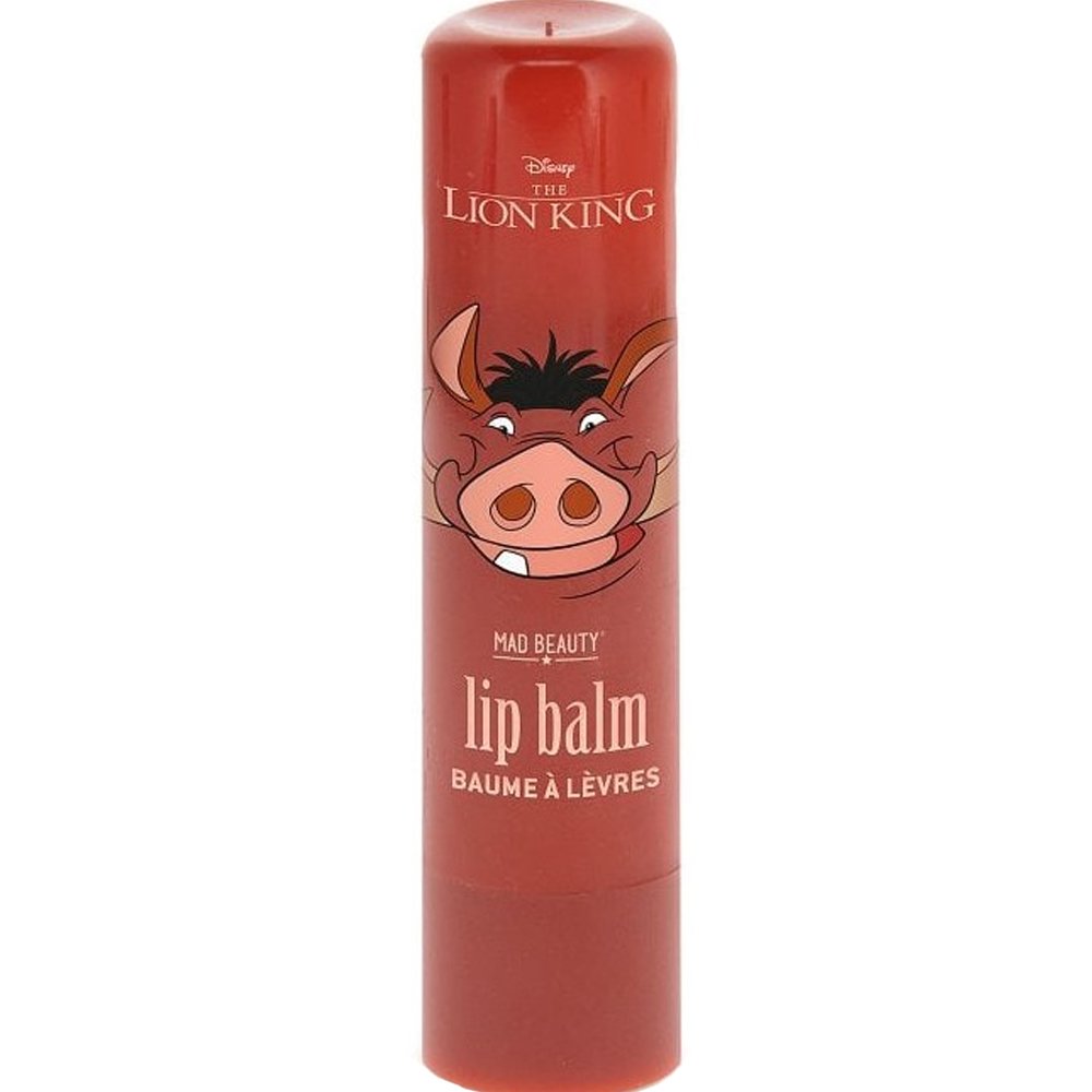 Mad Beauty Mad Beauty Lip Balm Disney The Lion King Pumbaa Ενυδατικό Βάλσαμο Χειλιών Εμπνευσμένο Από το Χαρακτήρα της Disney με Άρωμα Καρπούζι Κωδ 99674, 1 Τεμάχιο Pumbaa / Καρπούζι