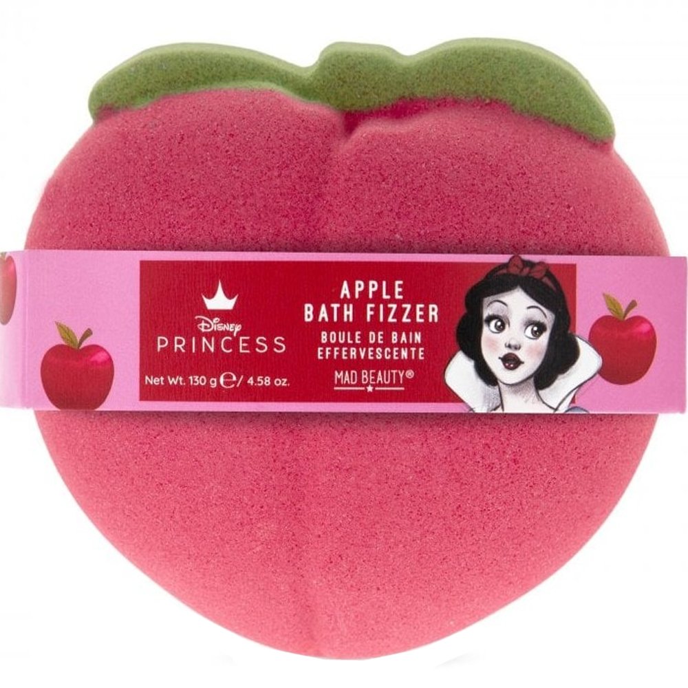 Mad Beauty Mad Beauty Disney Princess Snow White Apple Bath Fizzer Αναβράζουσα Μπάλα Αλάτων με Άρωμα Μήλου Εμπνευσμένη από τη Χιονάτη της Disney Κωδ 99650, 1 Τεμάχιο