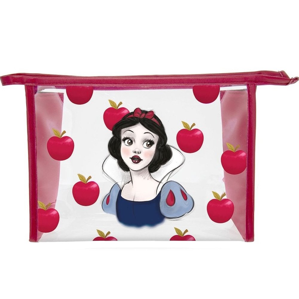 Mad Beauty Mad Beauty Cosmetic Bag Disney Princess Snow White Νεσεσέρ με Διάφανο Ύφασμα PU Εμπνευσμένο Από τη Χιονάτη της Disney Κωδ 99648, 1 Τεμάχιο