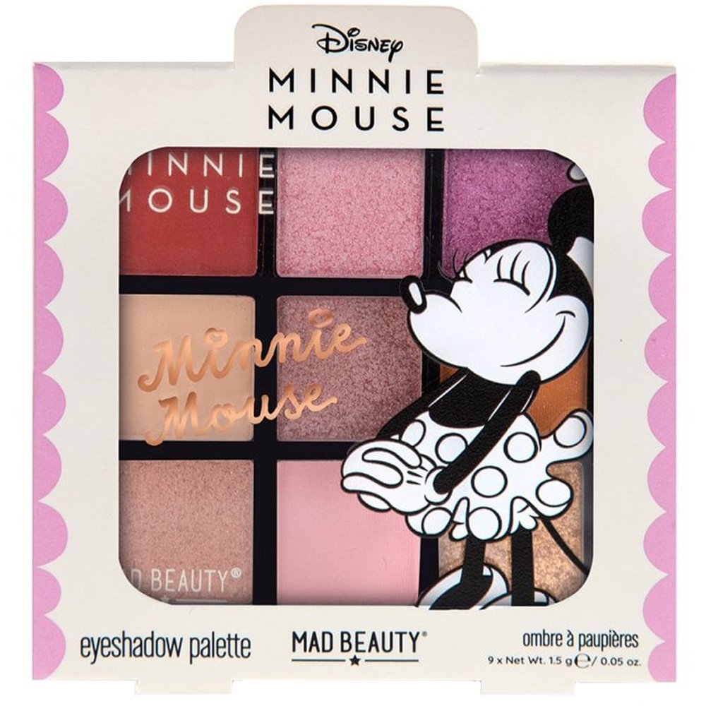 Mad Beauty Mad Beauty Minnie Bow Magic Eyeshadow Palette Παλέτα Σκιών 9 Αποχρώσεων Εμπνευσμένες από τη Χαρακτήρα Minnie της Disney 1 Τεμάχιο