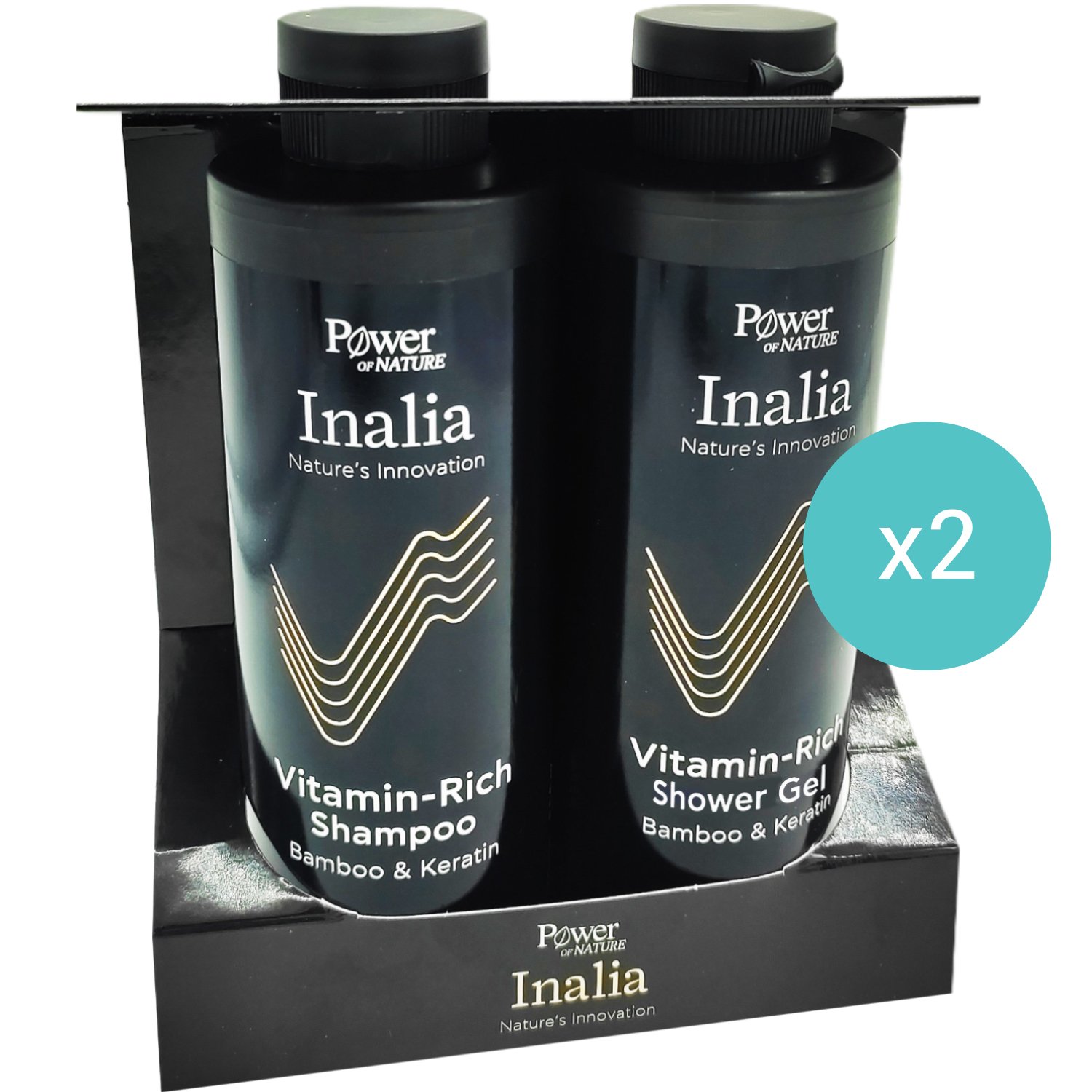 Inalia Σετ Inalia Vitamin-Rich Shampoo 2x250ml & Shower Gel 2x250ml