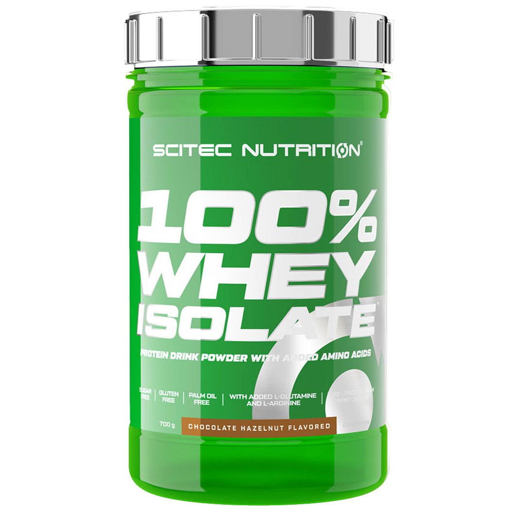 Scitec Nutrition Scitec Nutrition 100% Whey Isolate Protein Συμπλήρωμα Διατροφής με 100% Υδρολυμένη Πρωτεΐνη Ορού Γάλακτος & Προσθήκη Αμινοξέων 700g - Chocolate Hazelnut 