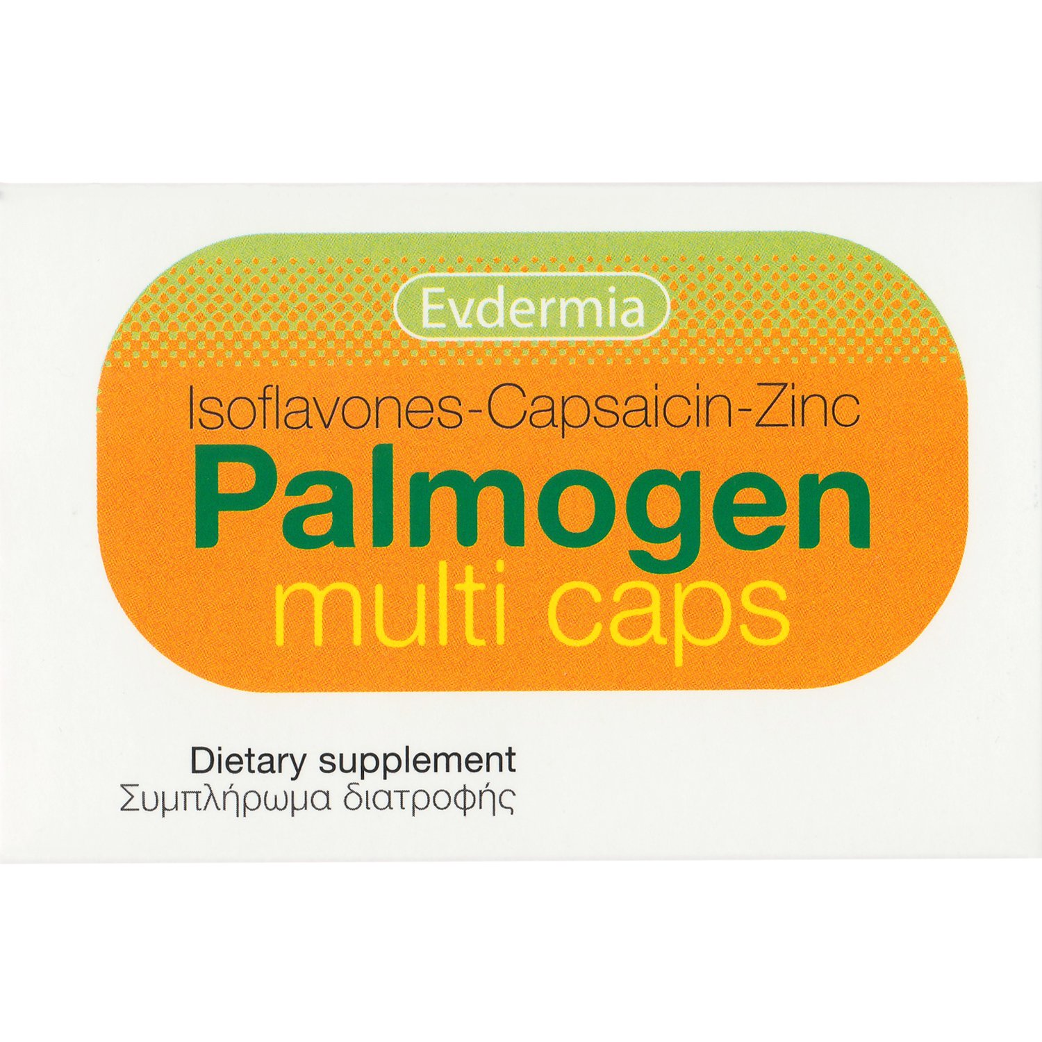 Evdermia Evdermia Palmogen Multi Συμπλήρωμα Διατροφής Εκχυλίσματος του Βοτάνου Saw Palmetto, Βιταμινών & Μετάλλων για την Καλή Υγεία του Τριχωτού της Κεφαλής, Κατά της Ανδρικής Τριχόπτωσης 30caps