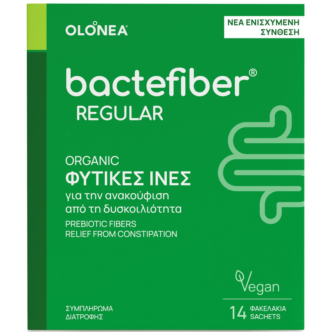 Olonea Bactefiber Regular Organic Συμπλήρωμα Διατροφής με Φυτικές Ίνες για την Ανακούφιση από την Δυσκοιλιότητα 14 Sachets φωτογραφία