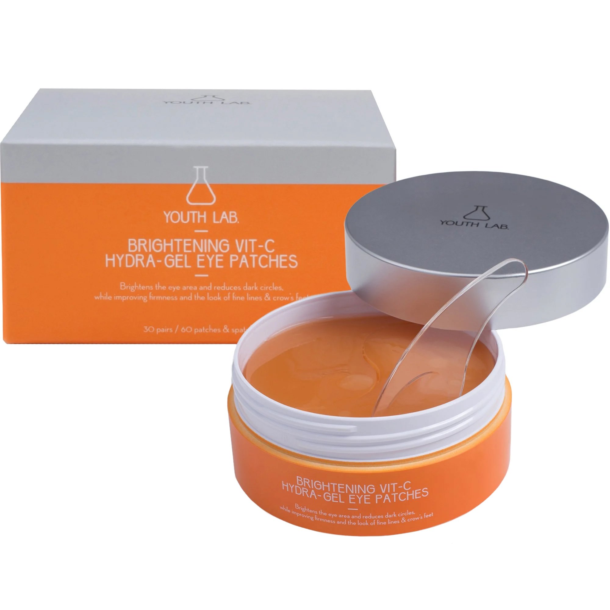 Youth Lab. Youth Lab Brightening Vit-C Hydra-Gel Eye Patches Ματιών για Φωτεινότητα & Μείωση Μαύρων Κύκλων, Οιδημάτων & Δυσχρωμιών 60 Τεμάχια