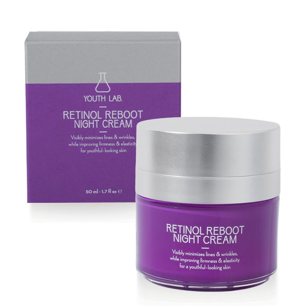 Youth Lab. Youth Lab Retinol Reboot Night Cream Ενισχυμένη Κρέμα Νύχτας, με Νέας Γενιάς Βιταμίνη Α, για Αναδόμηση & Μείωση των Ορατών Σημαδιών Γήρανσης της Επιδερμίδας 50ml