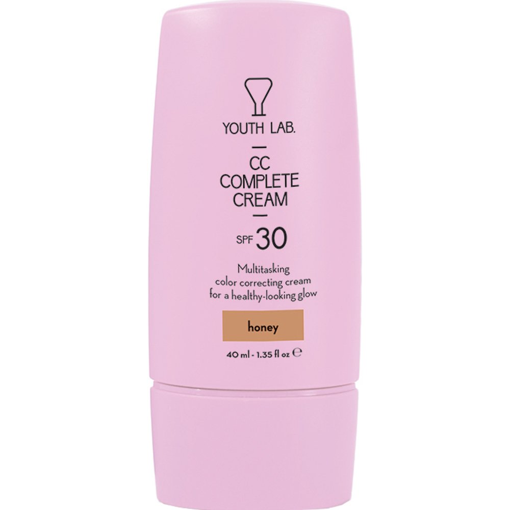 Youth Lab. Youth Lab CC Complete Cream Spf30 Ενυδατική Κρέμα Προσώπου Κατά των Κηλίδων & των Ατελειών για Ομοιόμορφο Τόνο Υψηλής Προστασίας με Χρώμα 40ml - Honey (Medium)