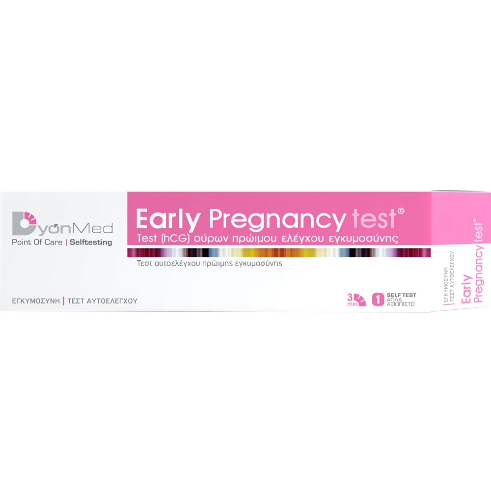 DyonMed DyonMed Early Pregnancy Test Τεστ Ούρων Αυτοελέγχου Πρώιμης Εγκυμοσύνης 1 Τεμάχιο