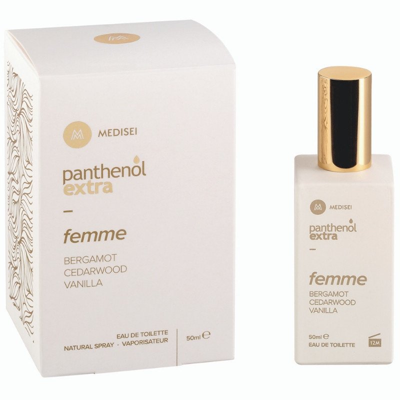 Medisei Medisei Panthenol Extra Eau de Toilette Femme Bergamot, Cedarwood, Vanilla Γυναικείο Άρωμα 50ml