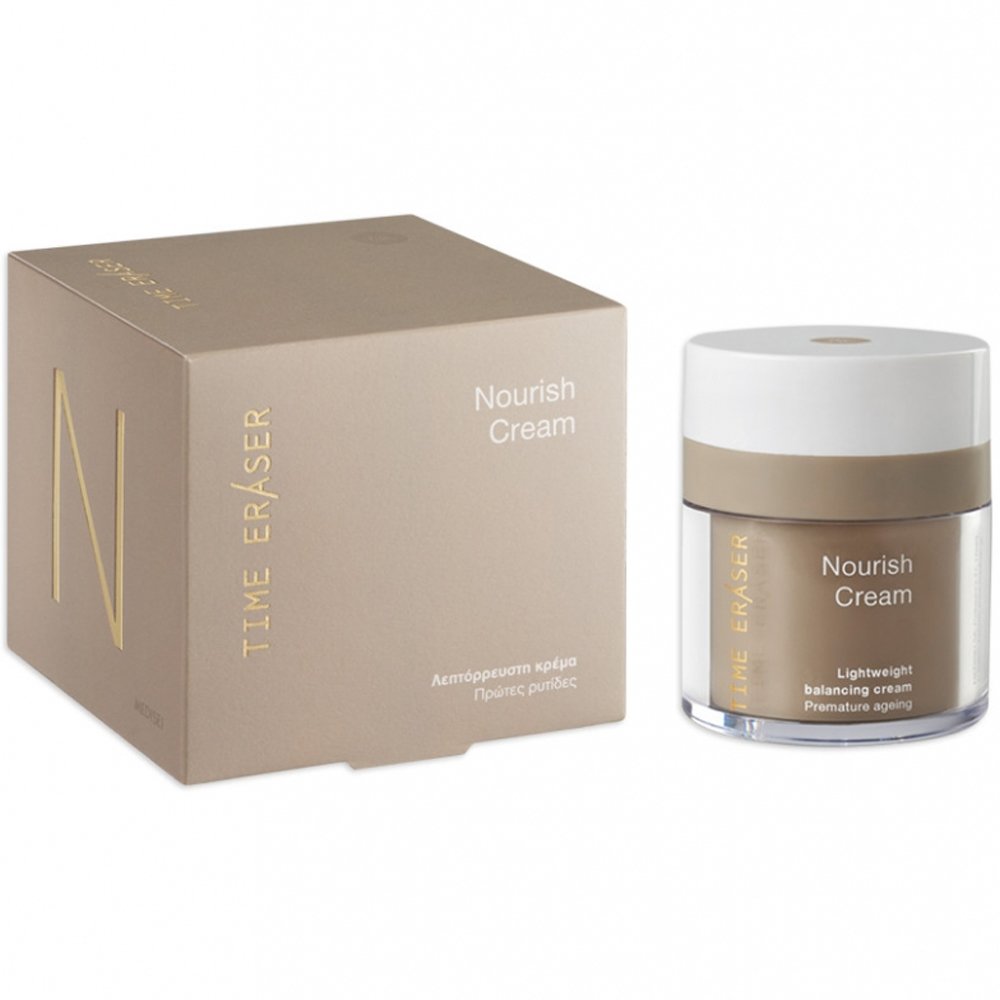 Medisei Medisei Time Eraser Nourish Cream Λεπτόρρευστη Αντιρυτιδική Κρέμα Θρέψης Προσώπου για τις Πρώτες Ρυτίδες 50ml