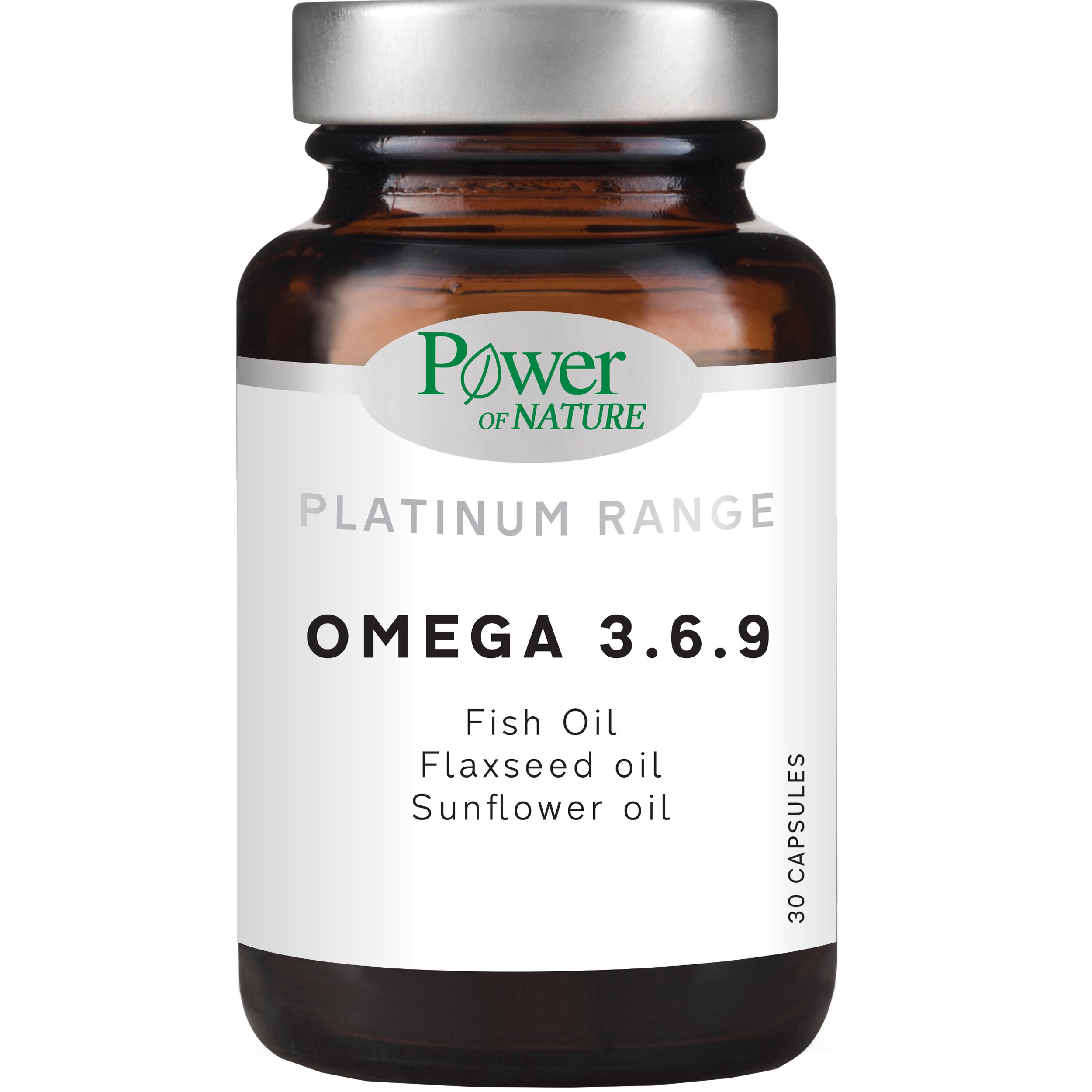 Power Health Power Health Platinum Range Omega 3.6.9 Συμπλήρωμα Διατροφής για τη Φυσιολογική Λειτουργία της Καρδιάς 30caps