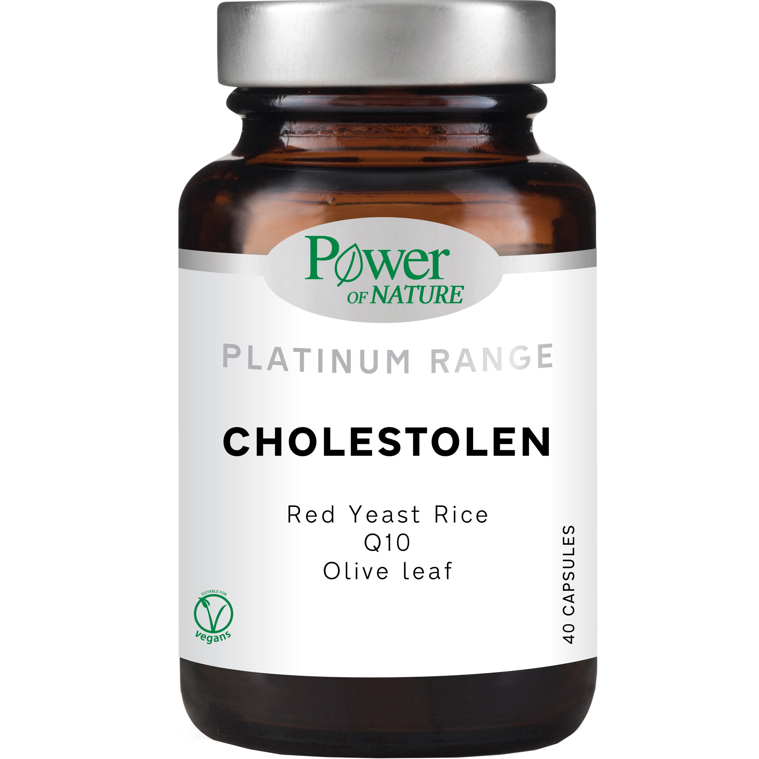 Power Health Power Health Platinum Range Cholestolen Συμπλήρωμα Διατροφής, Φόρμουλα για τη Μείωση & Διατήρηση της Χοληστερίνης 40caps