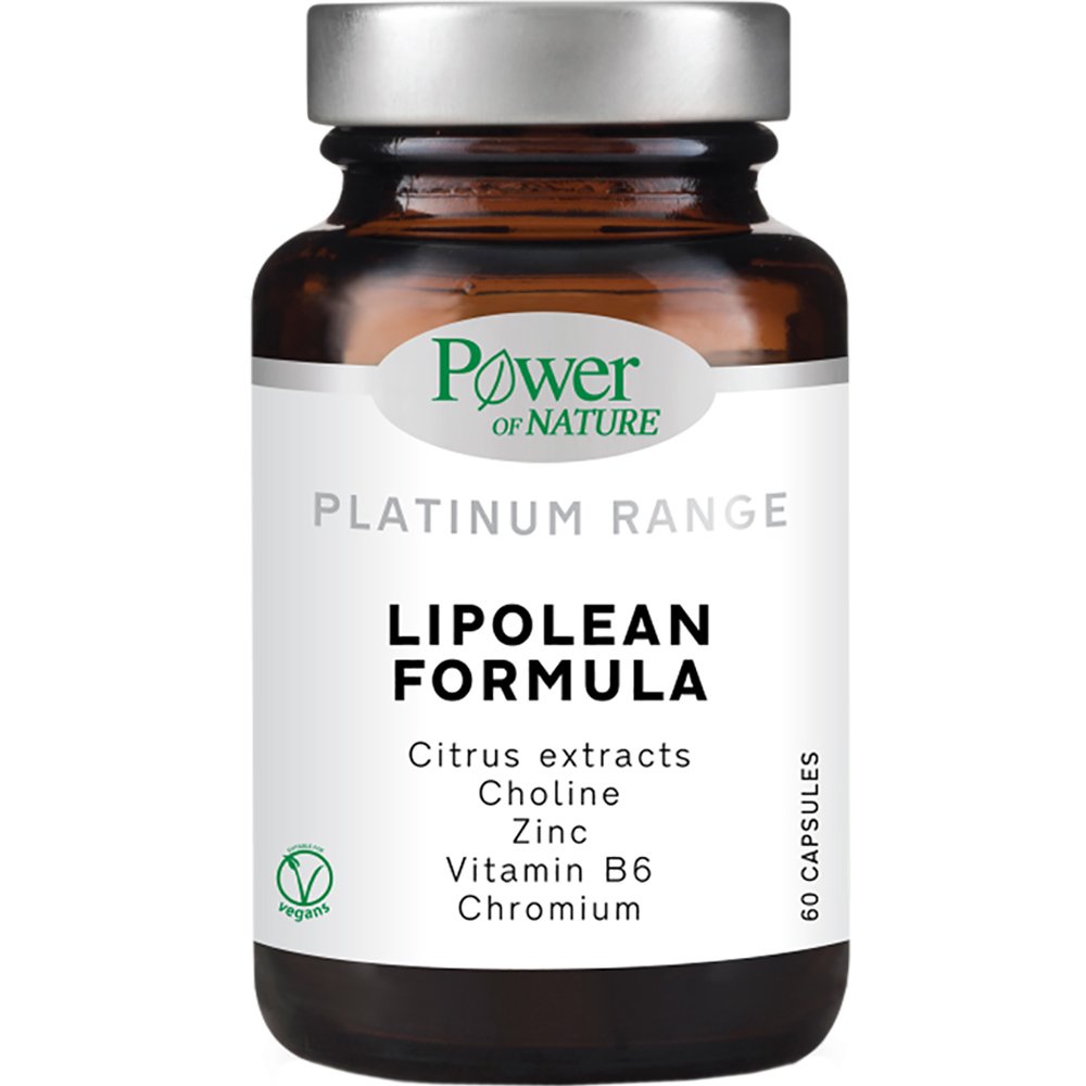 Power Health Power Health Platinum Range Lipolean Formula Συμπλήρωμα Διατροφής Βιταμινών, Μετάλλων & Λιποτροπικών Παραγόντων για το Μεταβολισμό του Λίπους & τον Έλεγχο του Βάρους 60caps