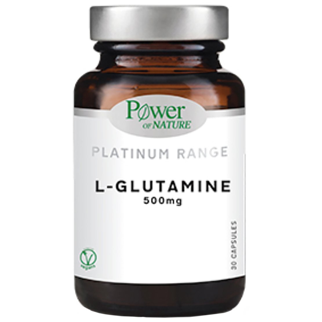 Power Health Power Health Platinum Range L-Glutamine 500 mg 30veg.caps,Συμπλήρωμα Διατροφής με L-γλουταμίνη για την Ανάκαμψη & Αποκατάσταση του Οργανισμού