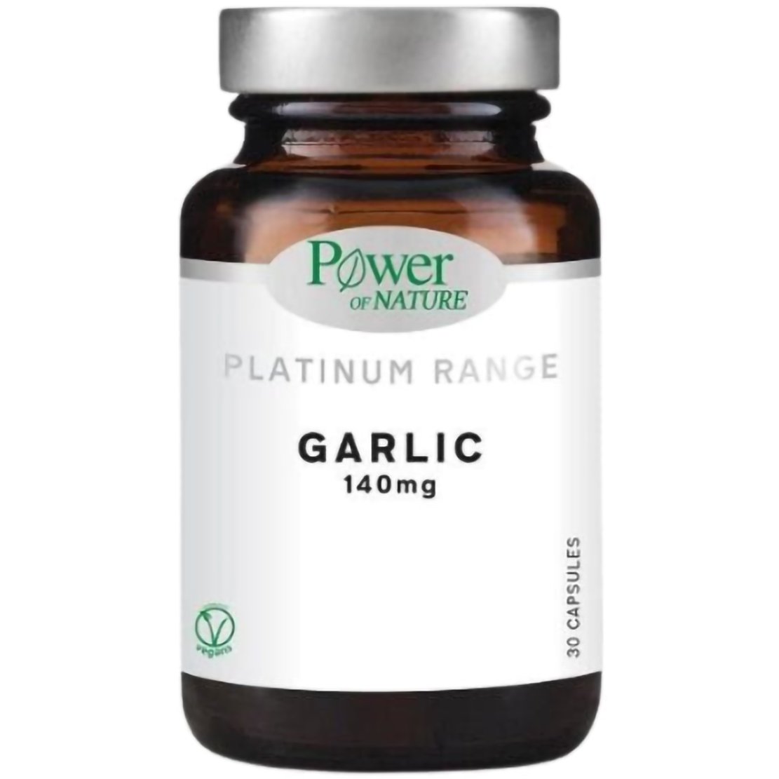 Power Health Power Health Platinum Range Garlic 140mg Συμπλήρωμα Διατροφής με Εκχύλισμα Σκόρδου για τη Καλή Λειτουργία του Καρδιαγγειακού Συστήματος 30veg.caps