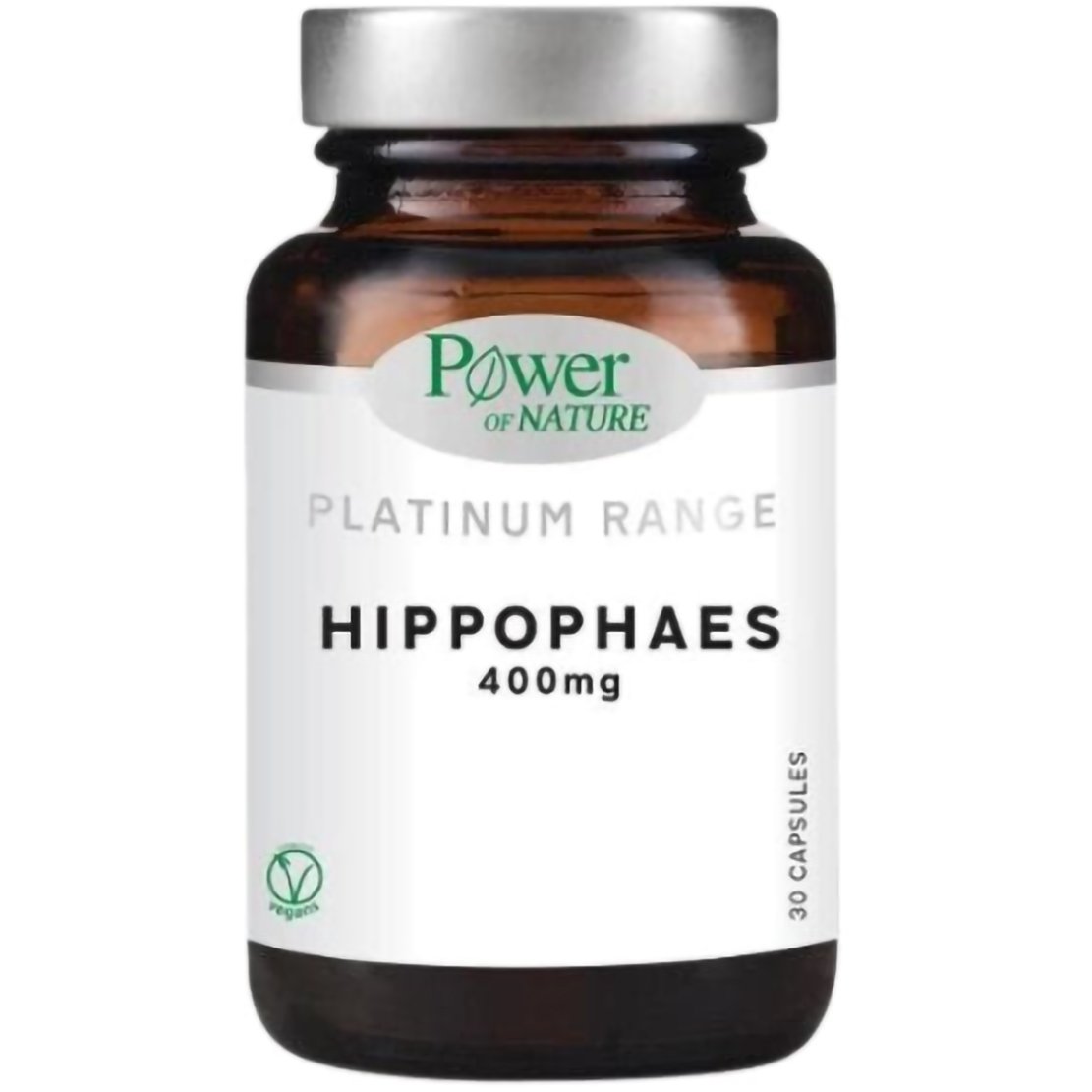 Power Health Power Health Platinum Range Hippophaes 400mg Συμπλήρωμα Διατροφής με Ιπποφαές για Τόνωση & Αντιοξειδωτική Δράση 30veg.caps