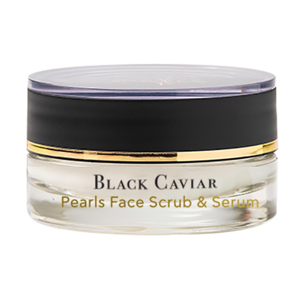 Inalia Inalia Black Caviar Pearls Face Scrub & Serum Απολεπιστικός Ορός Προσώπου 2 σε 1 με Μικροσφαιρίδια Χαβιαριού 15ml