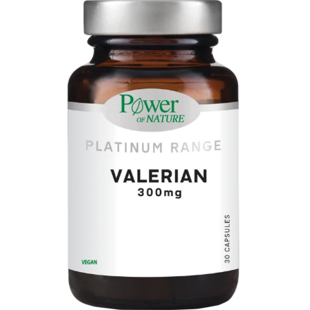 Power Health Power Health Platinum Range Valerian 300mg Συμπλήρωμα Διατροφής Εκχυλίσματος Ρίζας Βαλεριάνας για Καλύτερο Ύπνο με Χαλαρωτικές & Ηρεμιστικές Ιδιότητες 30caps