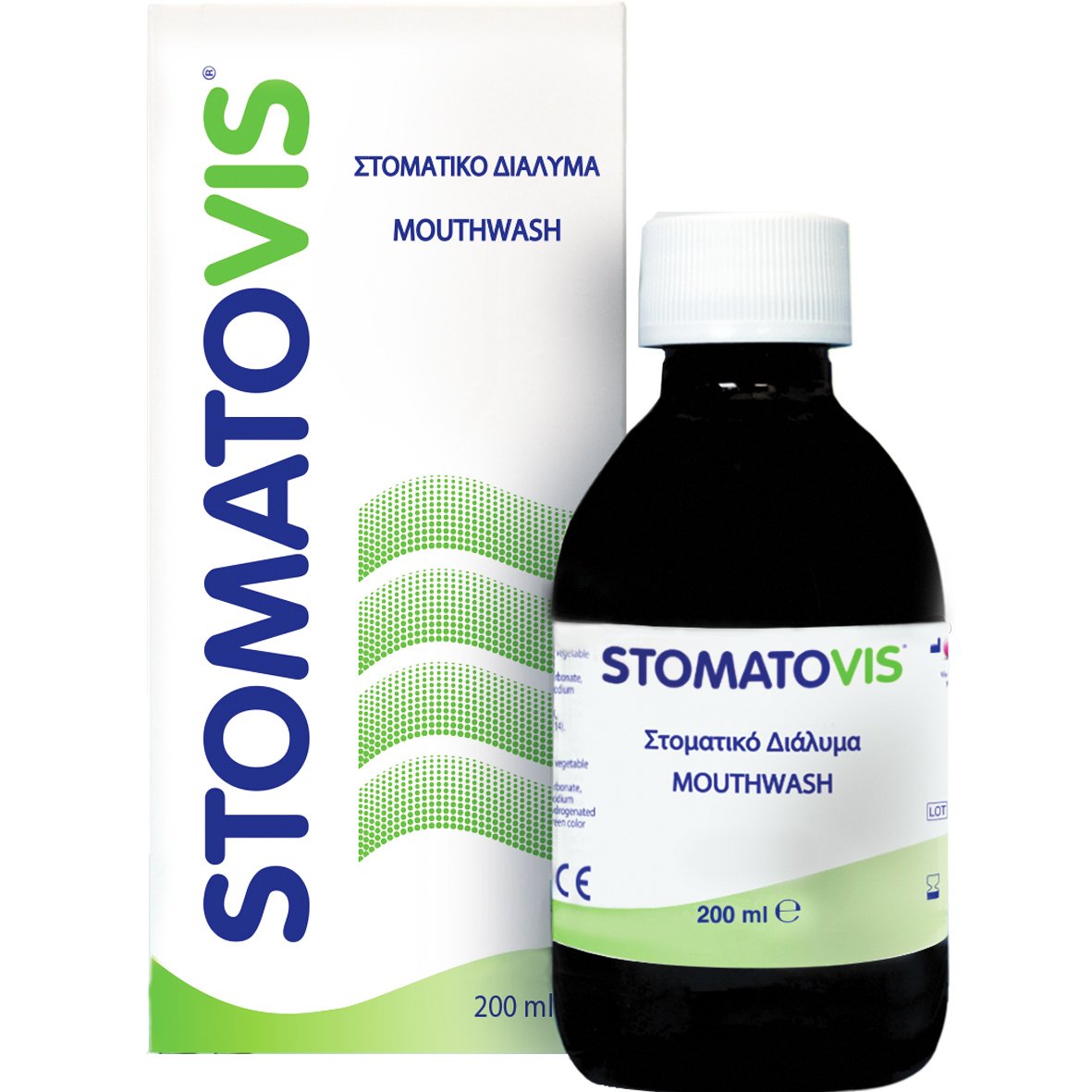 PharmaQ PharmaQ Stomatovis Mouthwash Στοματικό Διάλυμα για τη Θεραπεία του Στοματικού Βλεννογόνου από Στοματίτιδες & Ουλίτιδα 200ml