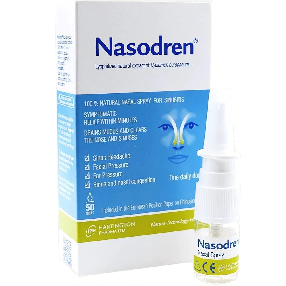 PharmaQ PharmaQ Nasodren Nasal Spray Ρινικό Σπρέι για την Αποσυμφόρηση & τον Καθαρισμό των Ρινικών Κοιλοτήτων 50mg